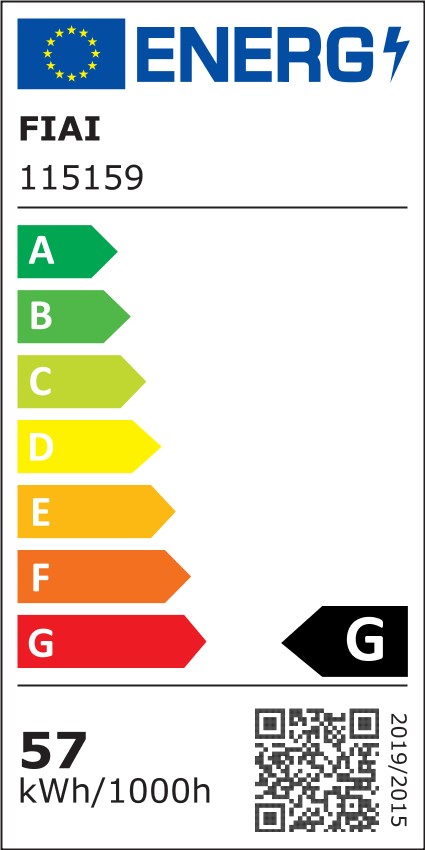 EU-Energielabel Klasse F