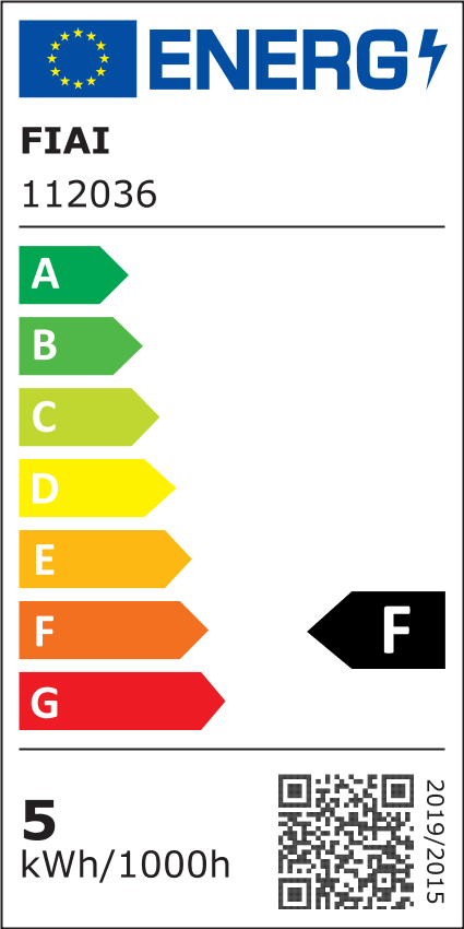 EU-Energielabel Klasse F