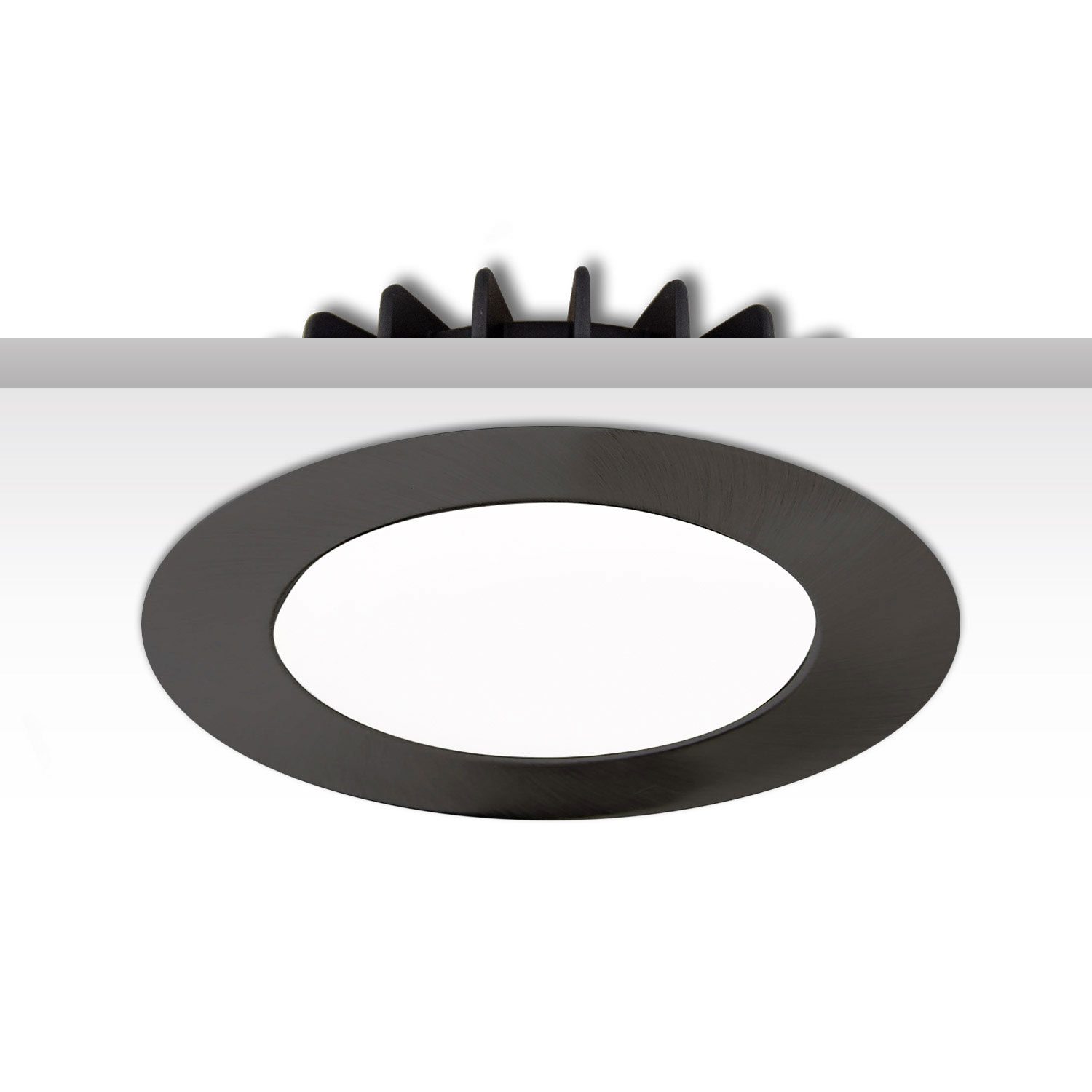 Cover Aluminium rund schwarz für Sys-90
