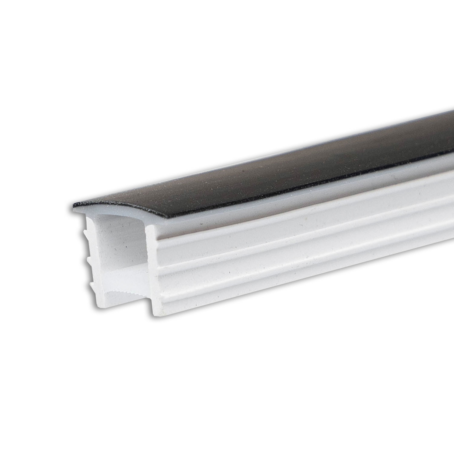 FLEX-COVER10 Twist+Bend, Silikon, schwarz, 5% Transm., 5m Rolle