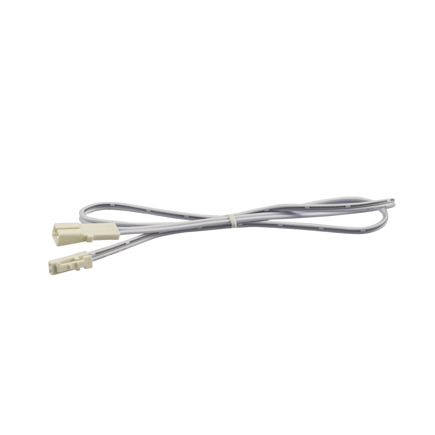 MiniAMP Verlängerung male-female, 50cm, 2-polig, weiß, max. 3A