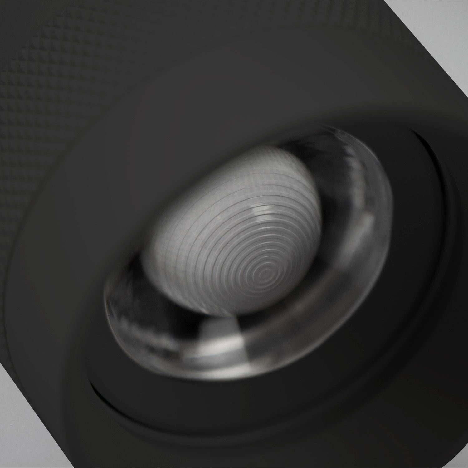 3-Phasen Schienenstrahler fokussierbar, 24W, 20°-55°, schwarz matt, 2700K, dimmbar