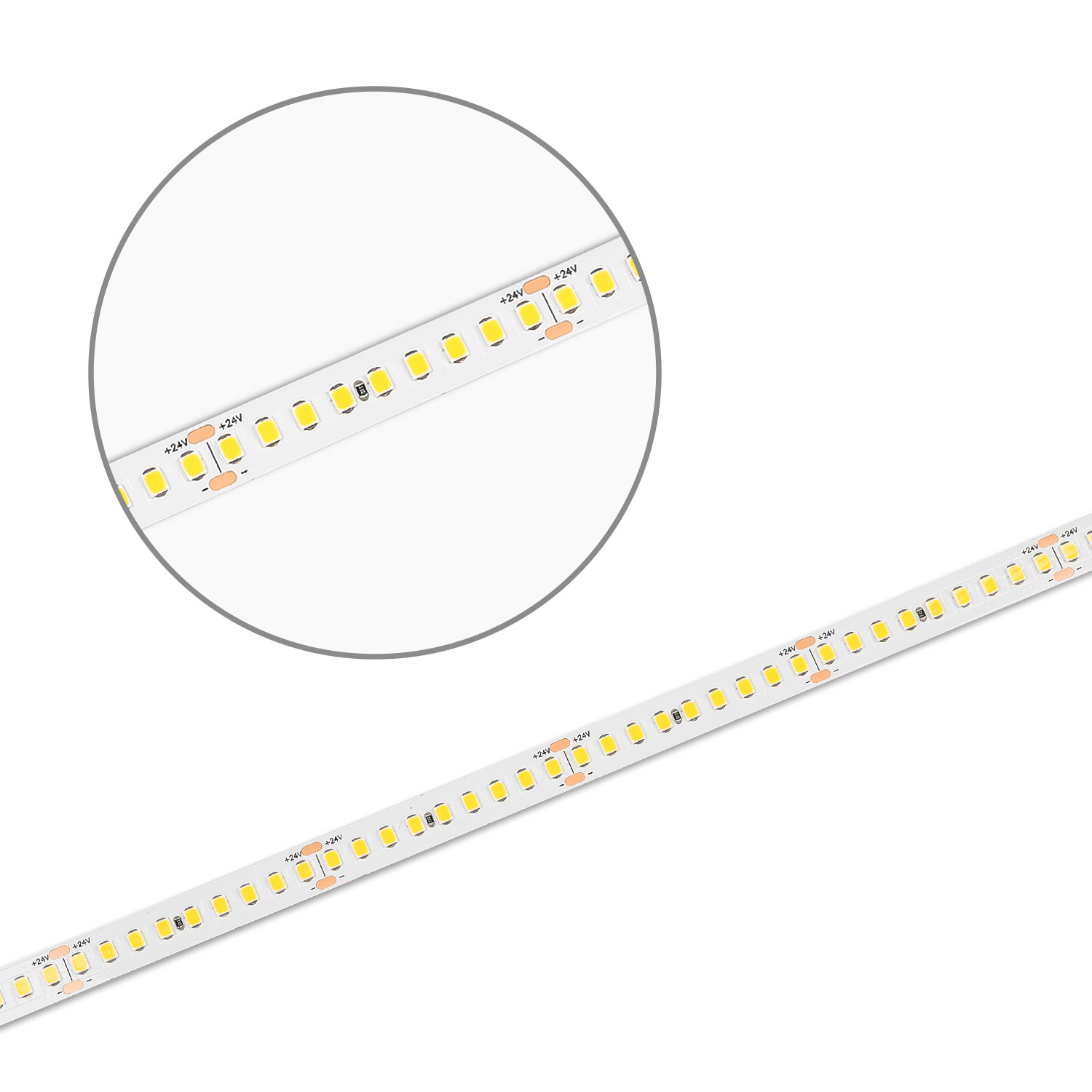 LED HEQ827 Flexband 185 lm/W, 24V DC, 9W, IP20, 2700K, 5m Rolle, 180 LED/m