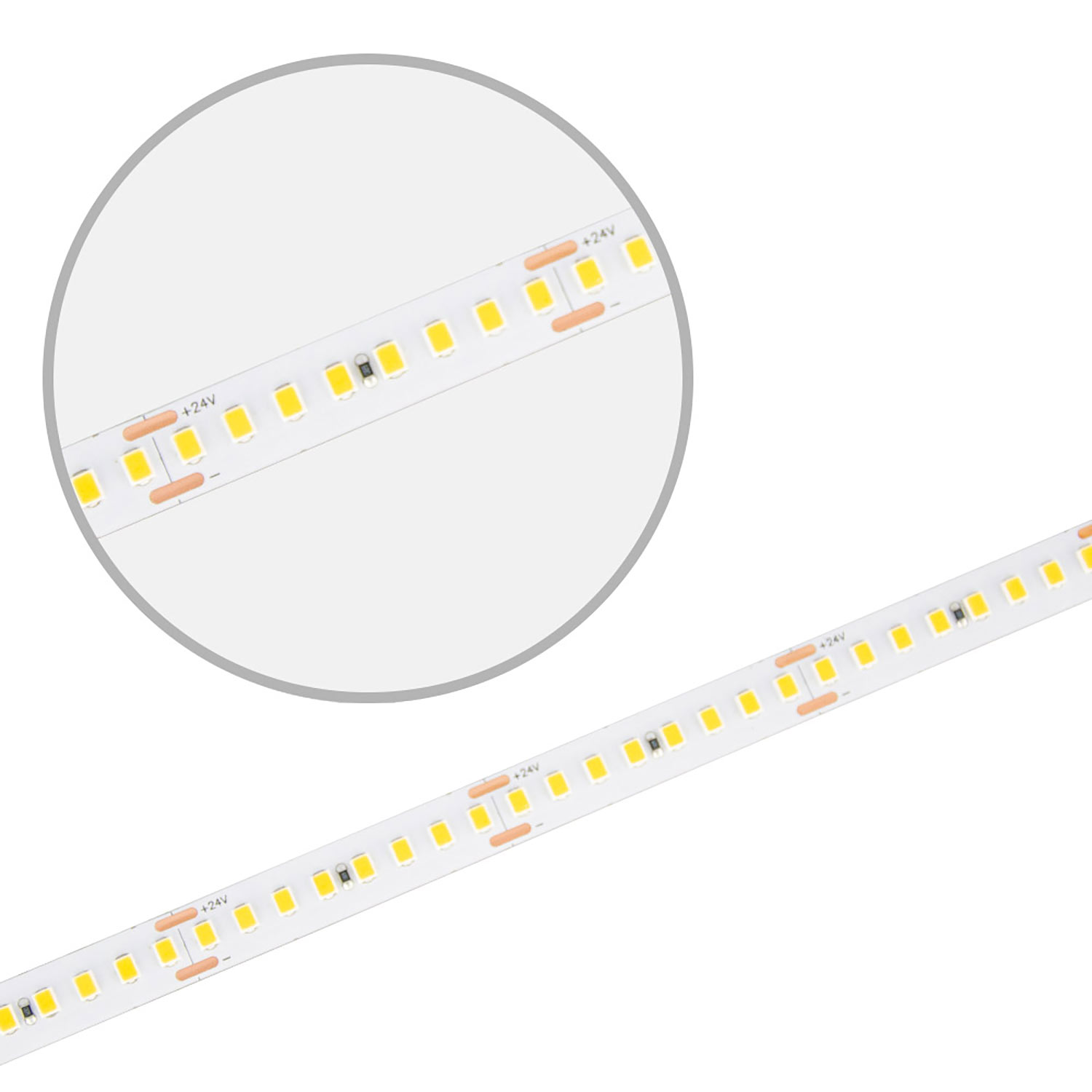 LED HEQ930 Flexband High Bright, 24V DC, 12W, IP20, 3000K, 150 lm/W, 5m Rolle, 160 LED/m