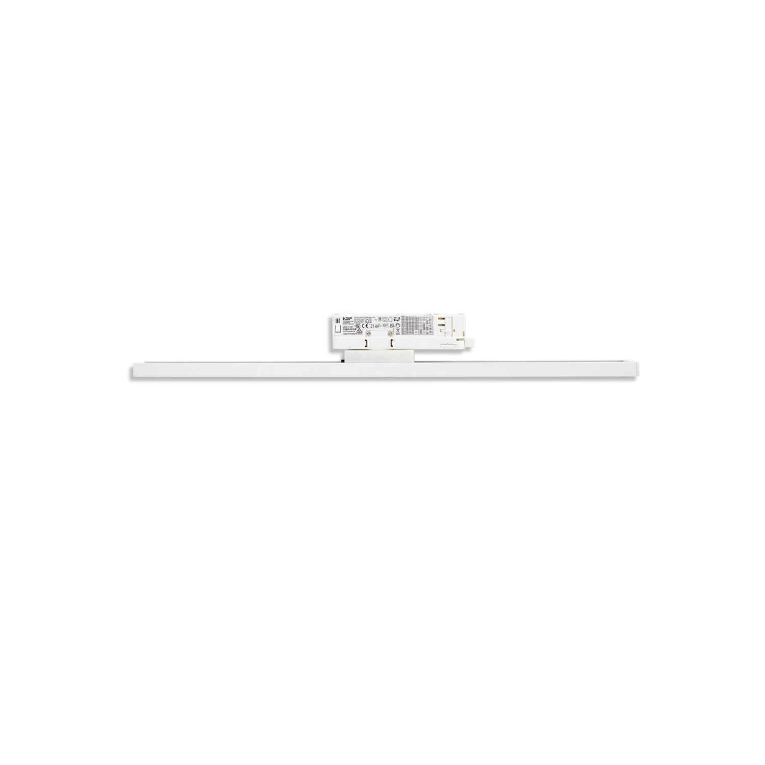3-PH Linearleuchte prismatisch, 60cm, 32W, weiß, 3000|3500|4000K, CRI90, dimmbar
