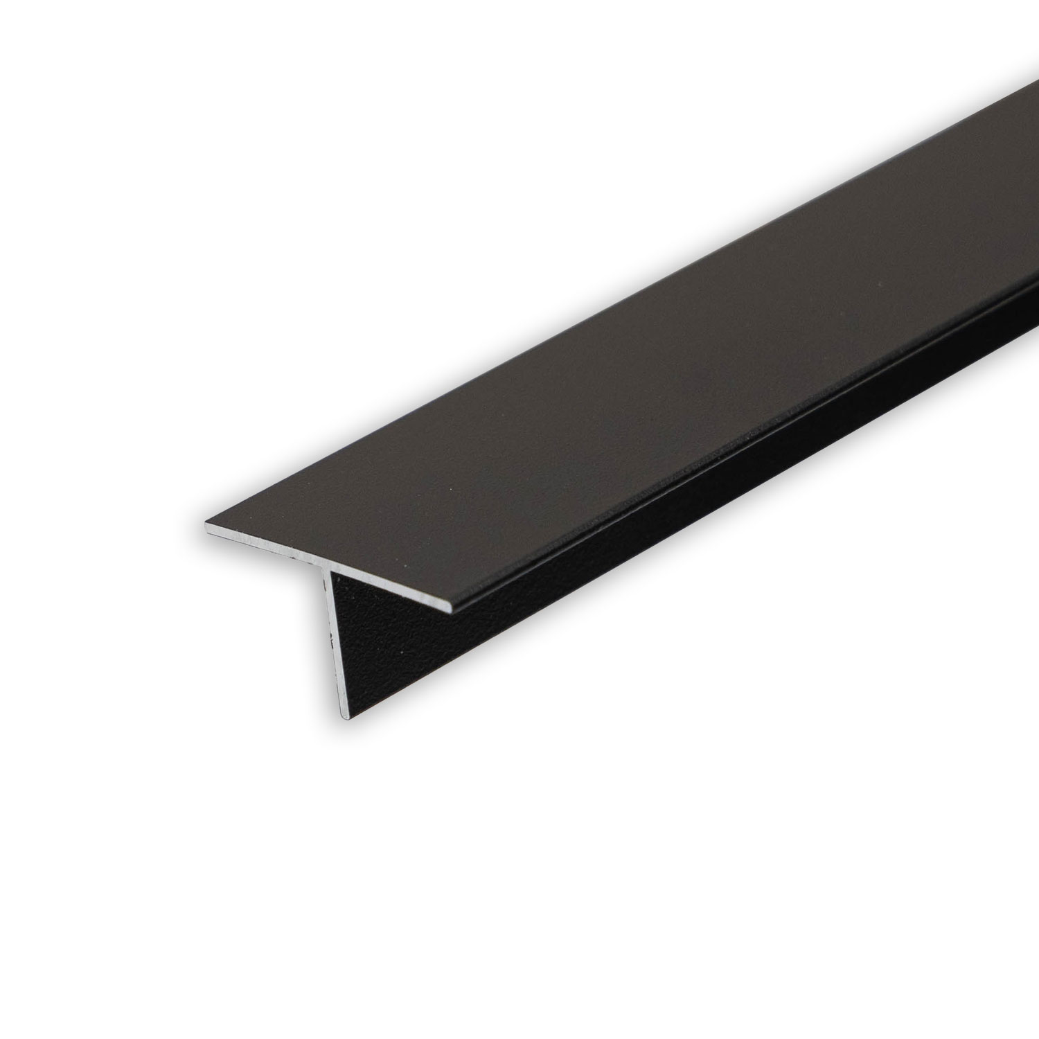 LED Trockenbau T-Profil 12,schwarz 9005 200cm