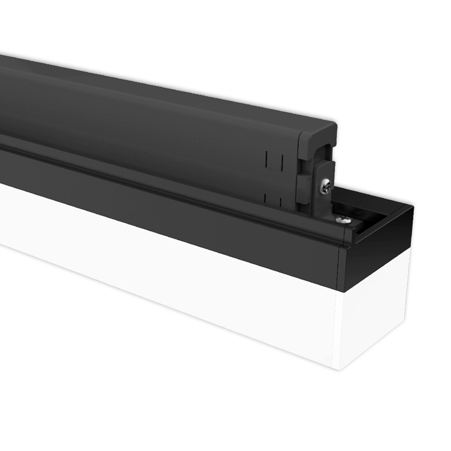 3-Phasen Linearleuchte 600mm, 20W, 110°, schwarz matt, ColorSwitch 3000|3500|4000K