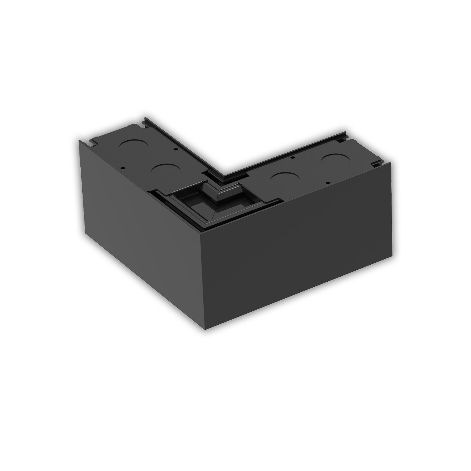 L-Verbinder für Aufbau/Hängeleuchte LINKLINE50 schwarz