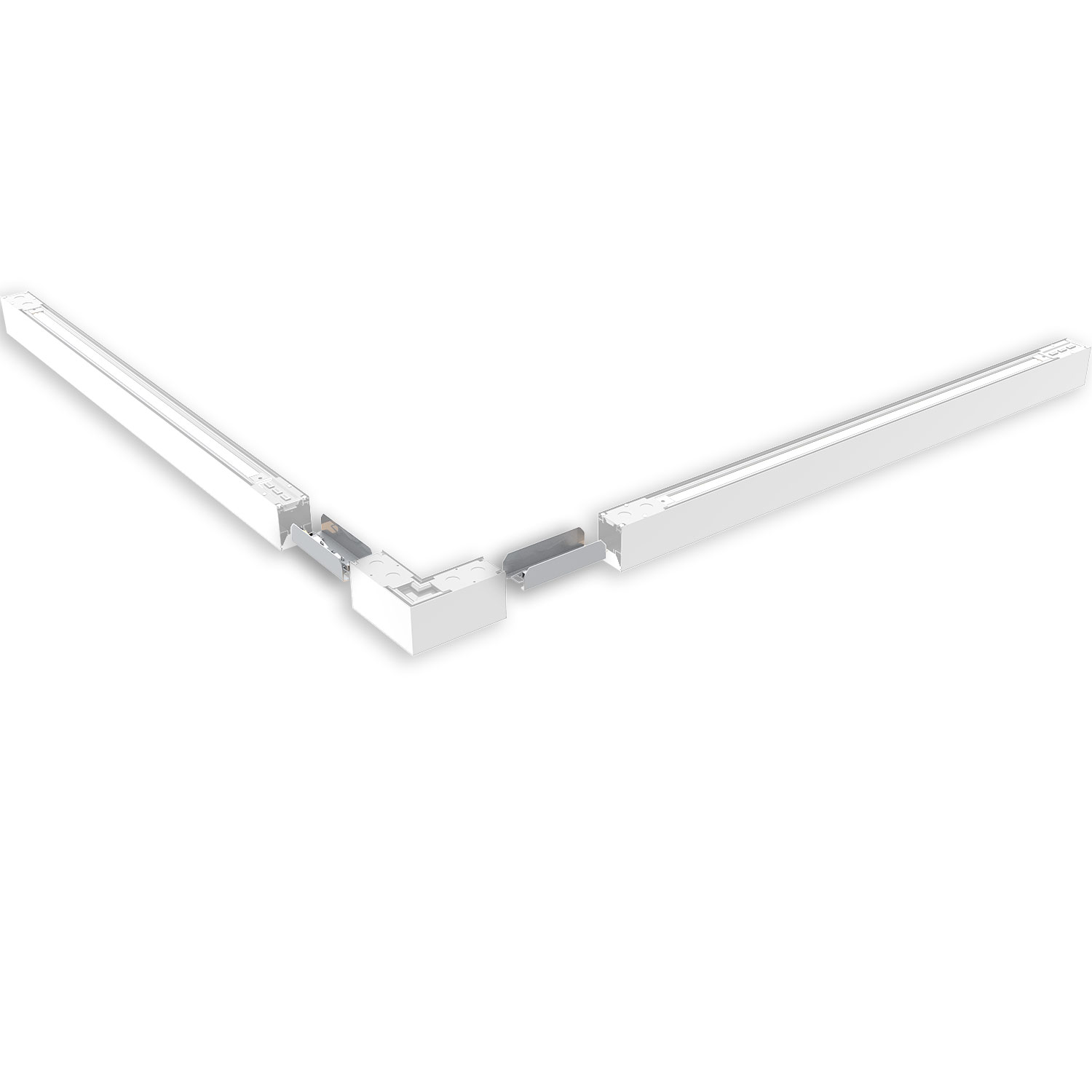 L-Verbinder für Aufbau/Hängeleuchte LINKLINE50 weiß