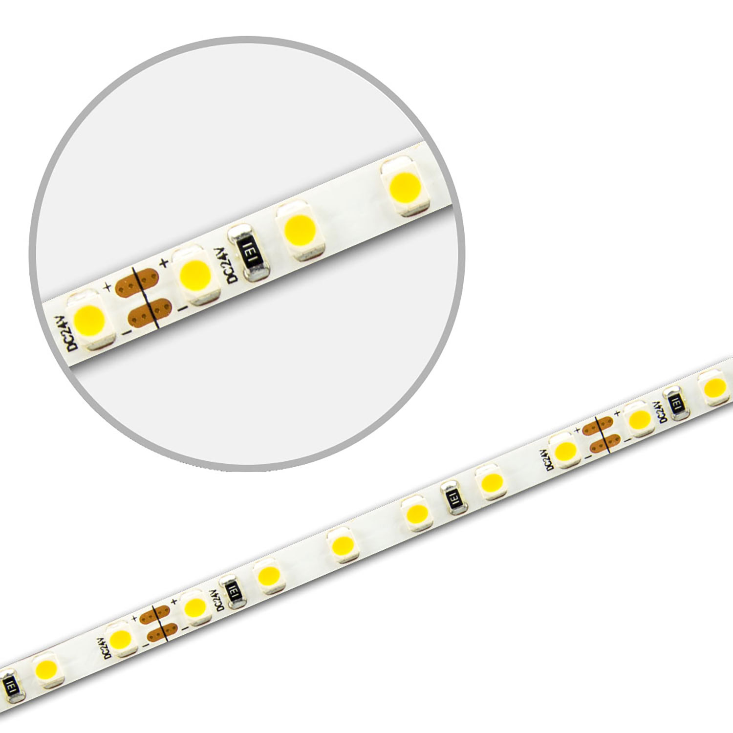 LED CRI930 MICRO Flexband, 24V DC, 9,6W, IP20, 3000K, 5m Rolle, 120 LED/m