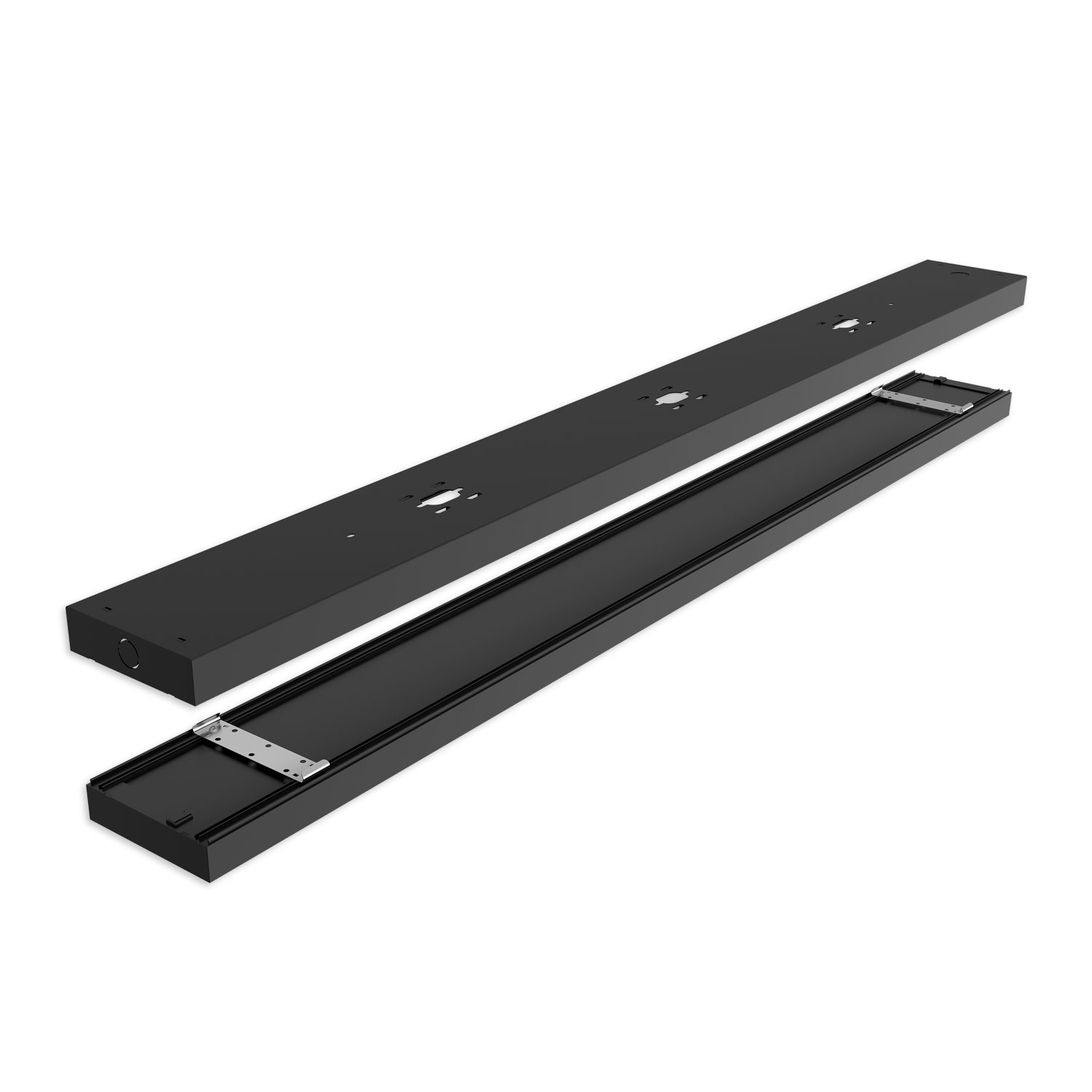 LED Langfeldleuchte, 120x12cm, schwarz, 25|30|35|40W, UGR