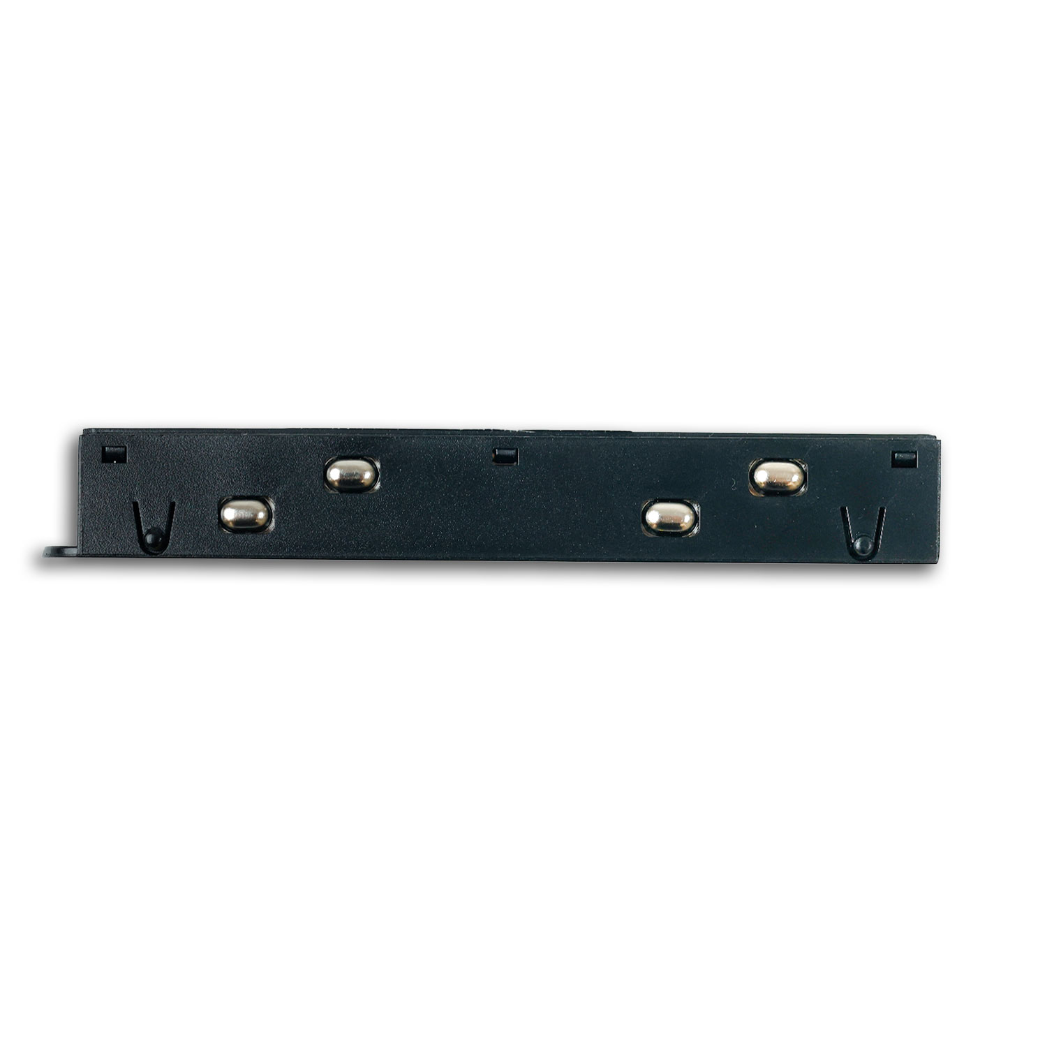 Track48 Linear-Verbinder-Mini, starr, stromführend, schwarz, max. 6A, 4-polig
