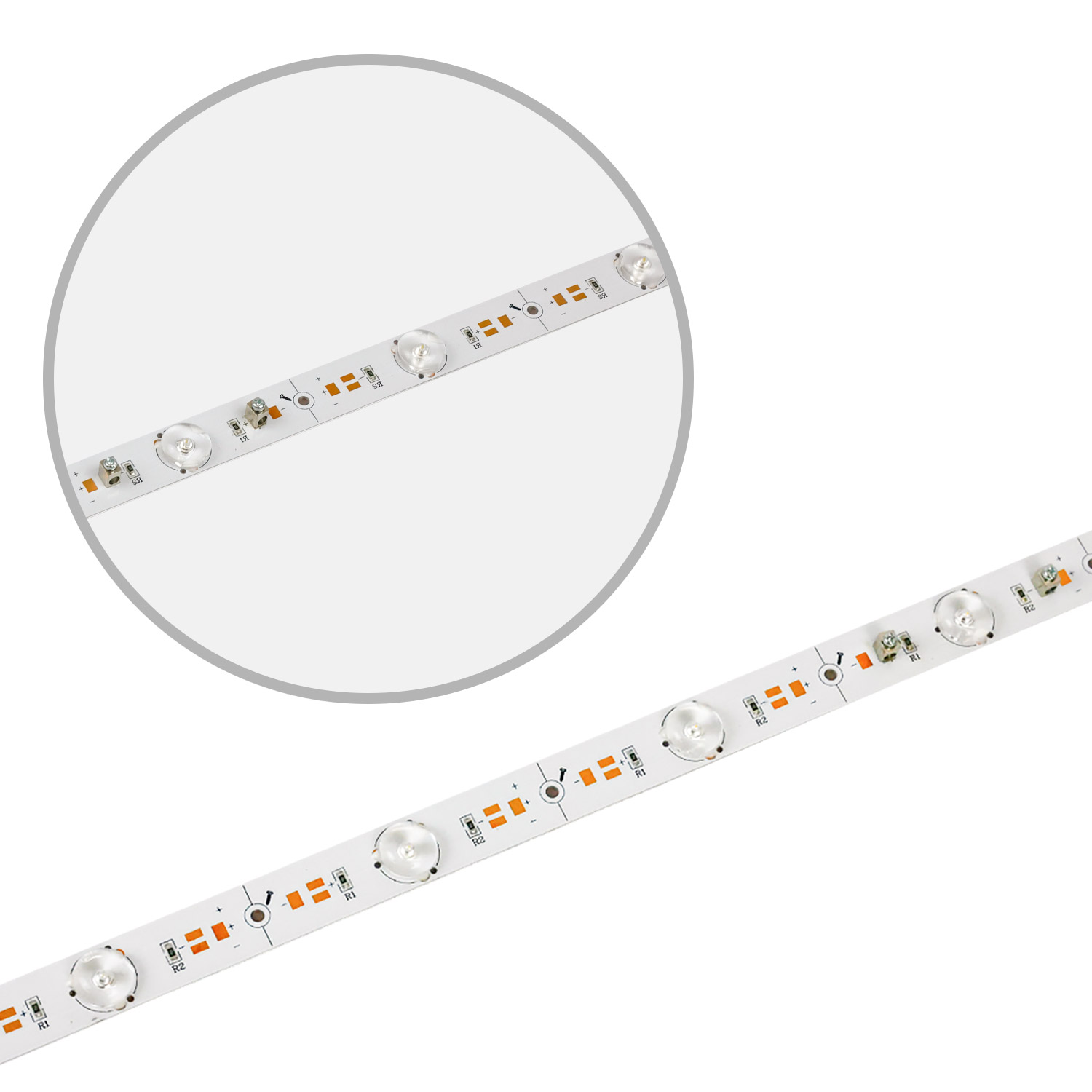 LED Platine Backlight 830, 1175mm, 180° Linse, 24V, 16W, IP20, warmweiß, dimmbar
