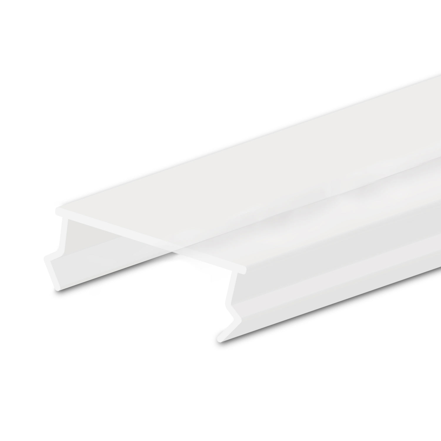 Abdeckung COVER51 transparent 200cm für Profil HIDE SINGLE/DOUBLE/ TRIANGLE/ASYNC/ANGLE/ BOTTOM