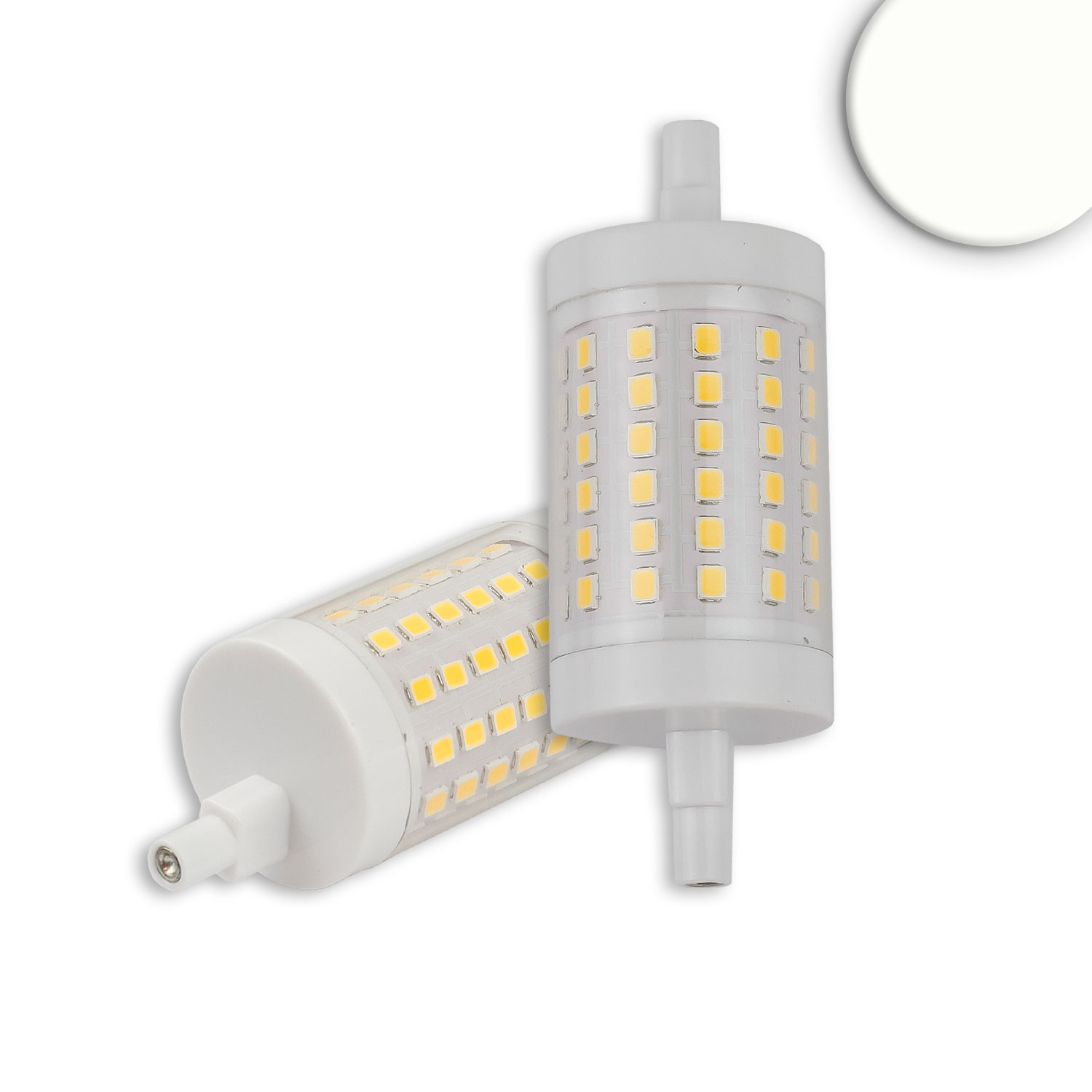 R7s LED Stab, 8W, L: 78mm, neutralweiß, dimmbar