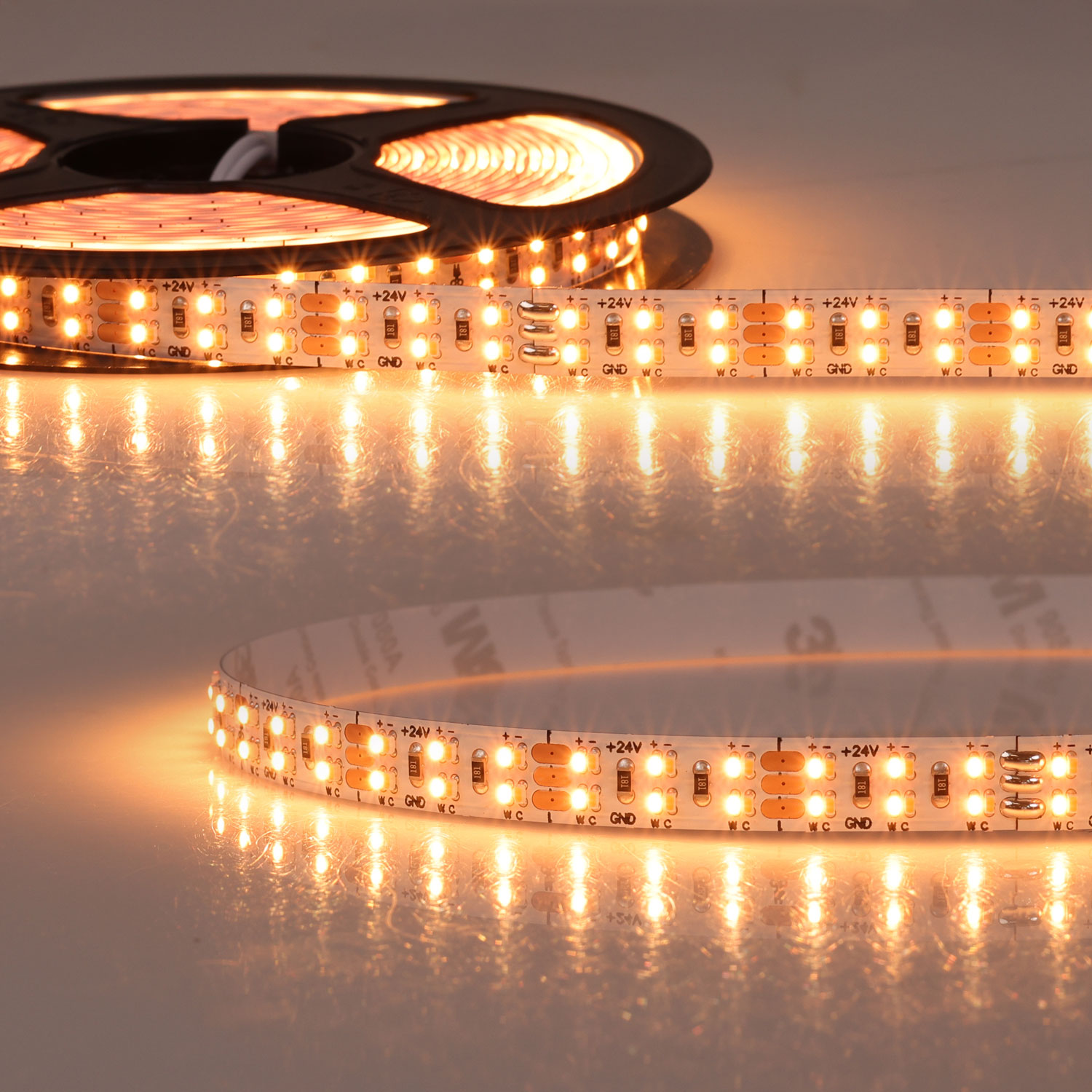 LED CRI919/940 CCT Flexband, 24V DC, 20W|20W, IP20, 5m Rolle, 480 LED/m