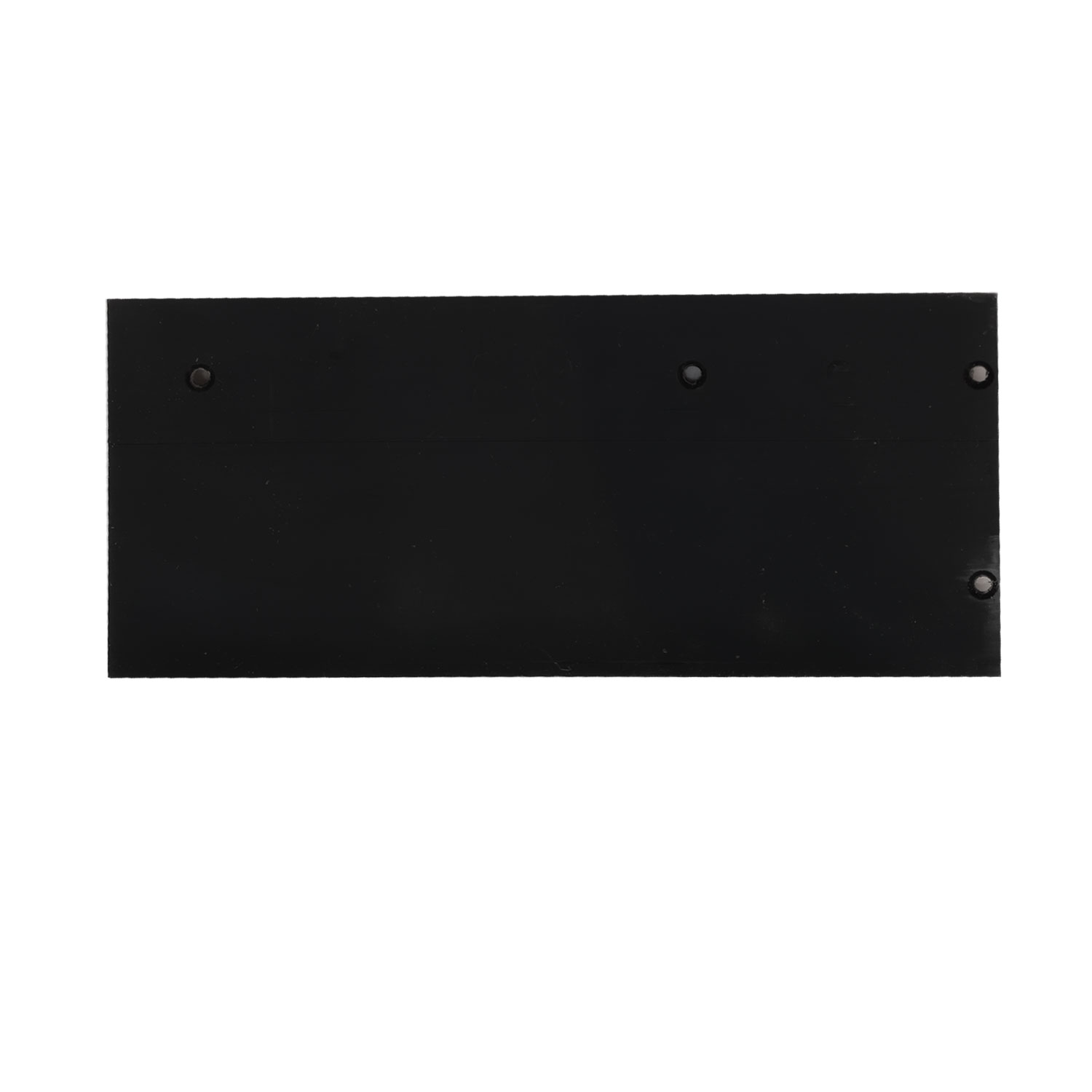 Endkappe Alu EC129 für Curtain10 DOUBLE mit VISOR, 1 Paar (links & rechts), schwarz