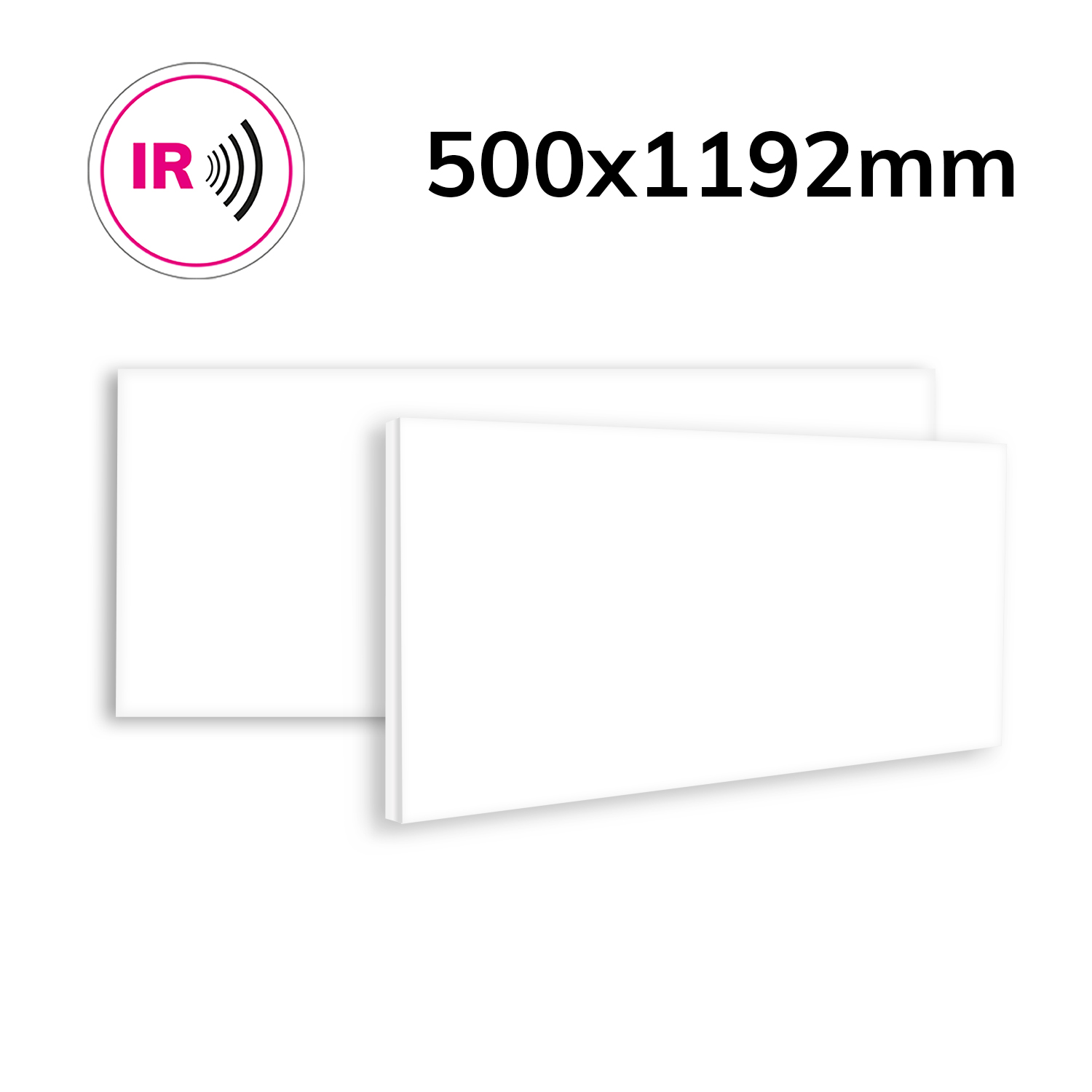 Infrarot-Panel BEST STANDARD, 500x1192mm, 580W
