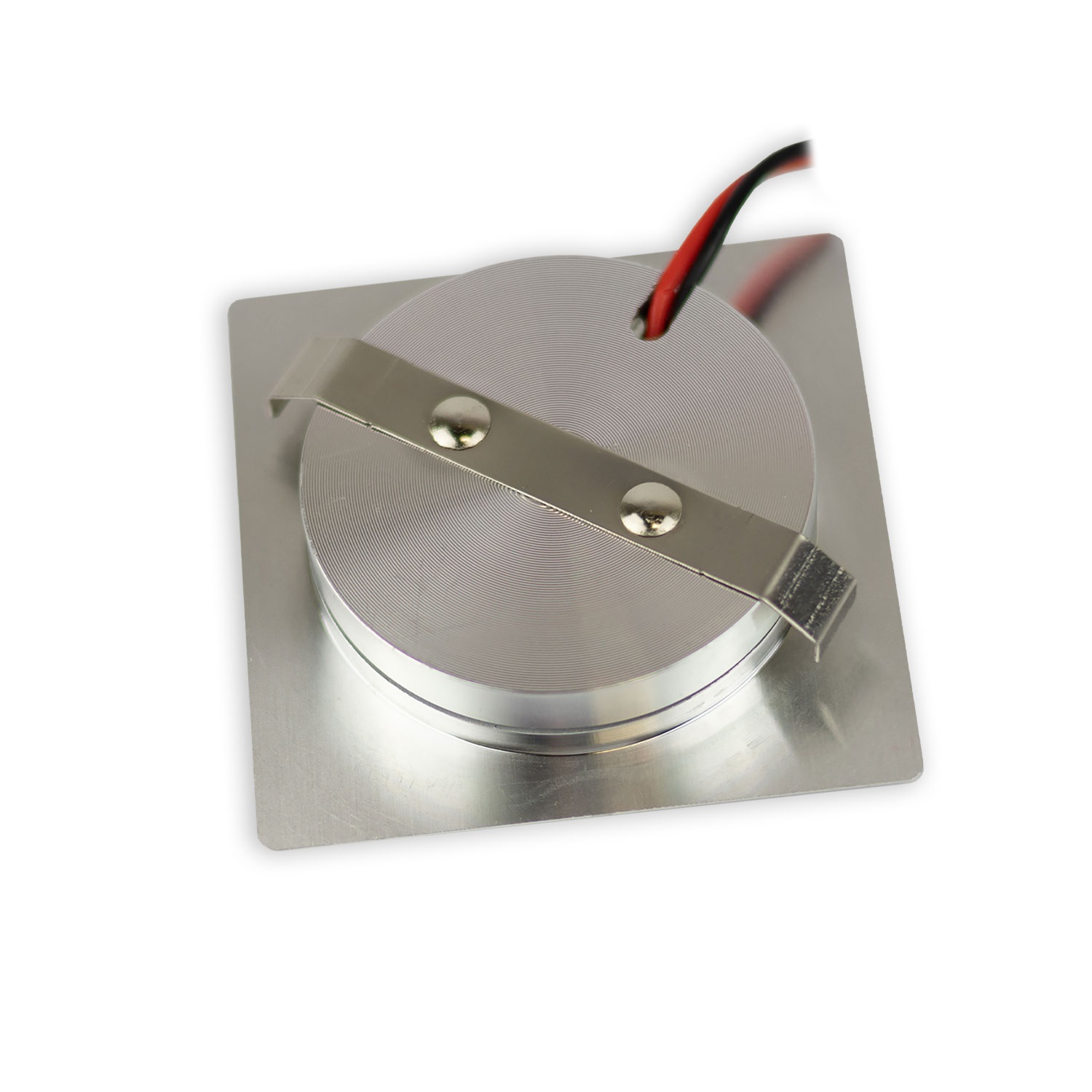 LED Möbeleinbaustrahler MiniAMP ALU gebürstet, eckig, 3W, 120°, 24V DC, 1900-4000K CCT, dimmbar