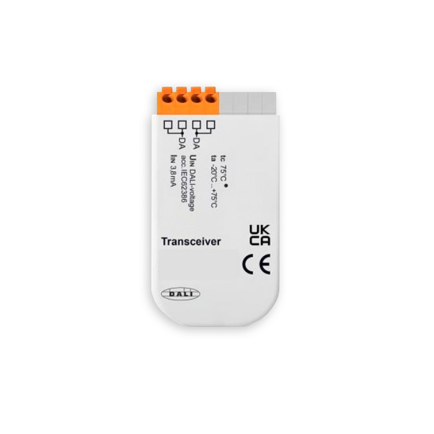 DALI Receiver zur Weiterleitung von Befehlen des DALI Funktransmitters auf die DALI Bus Linie