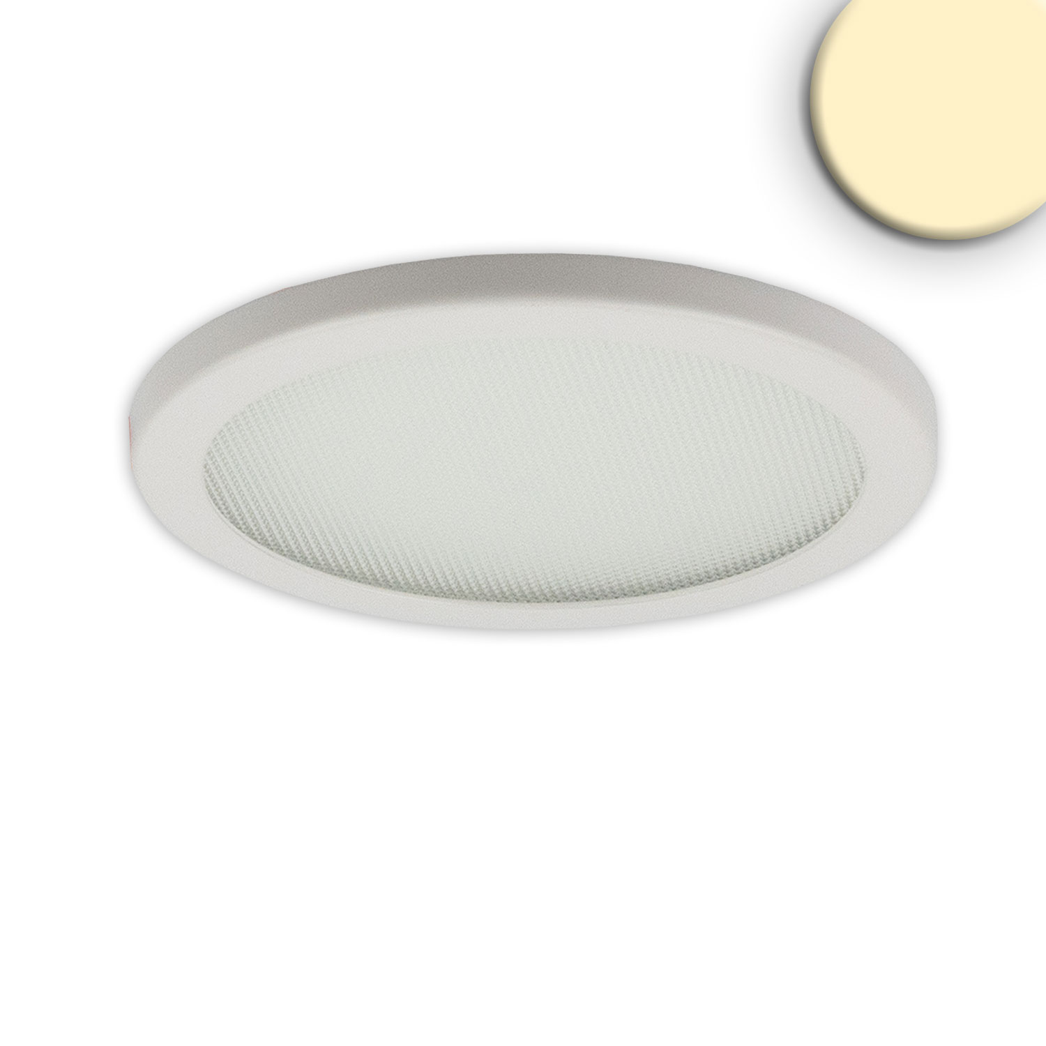LED Downlight Flex 15W, prismatisch, 120°, Lochausschnitt 50-160mm, warmweiß