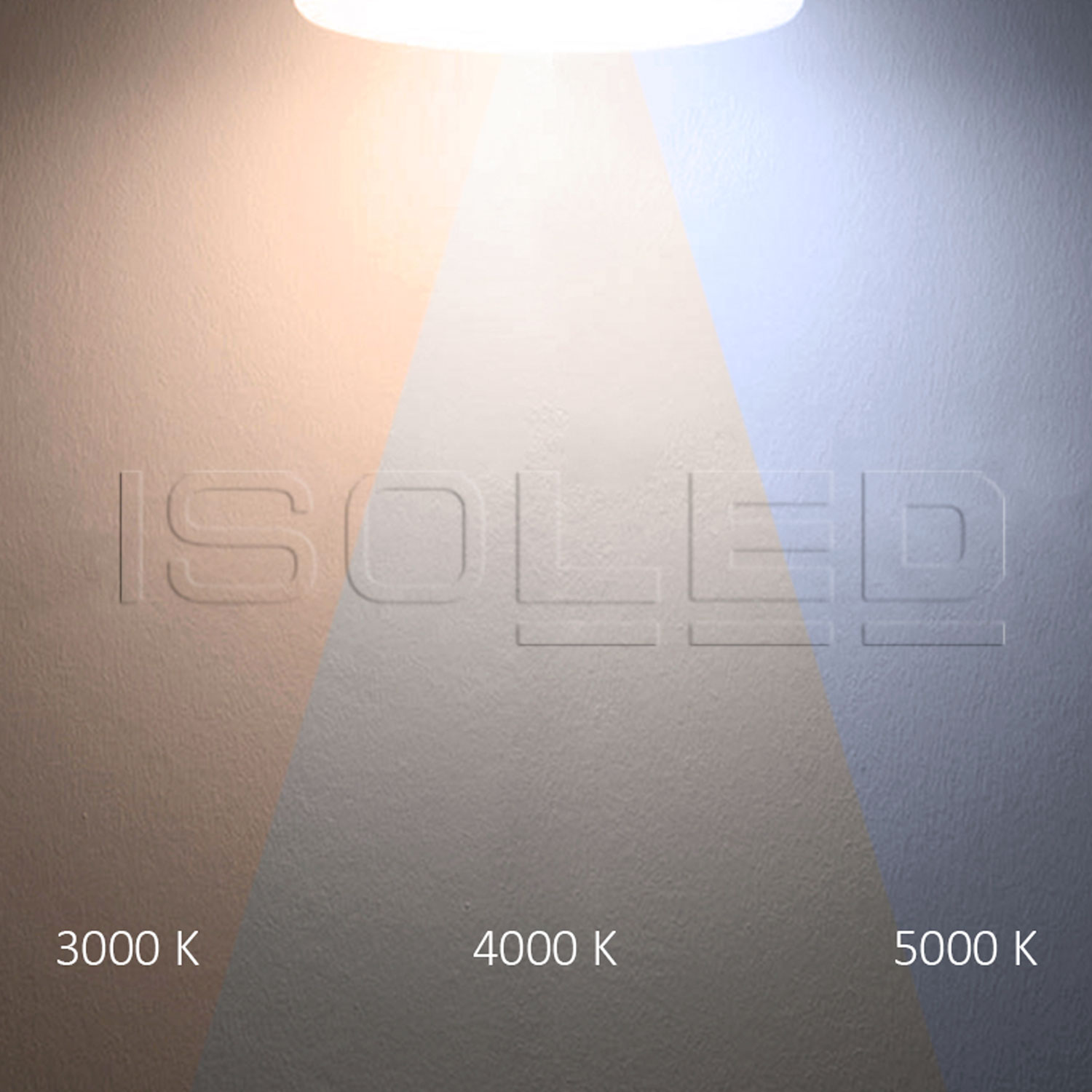 LED Decken/Wandleuchte 18W, weiß, IP54, ColorSwitch 3000|4000|5000K
