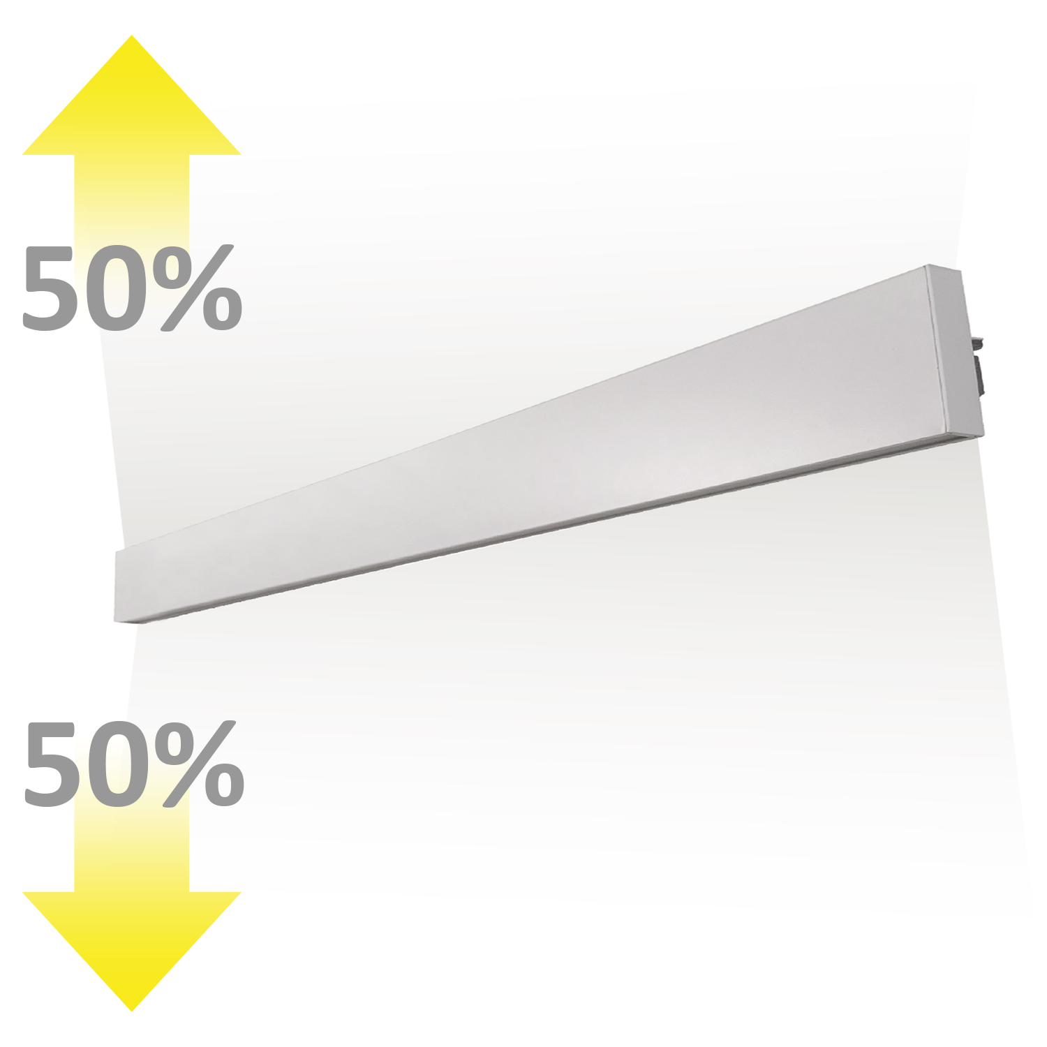 LED Wandleuchte Linear Up&Down 900, 910mm, 30W, IP40, weiß, warmweiß