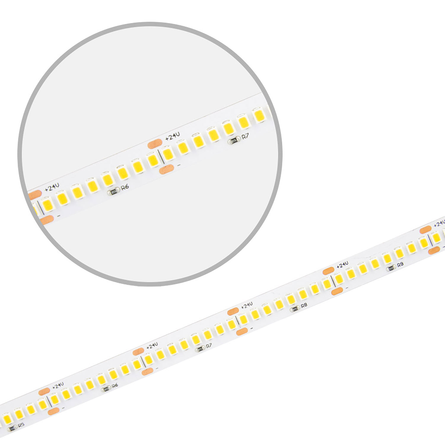 LED HEQ927 Flexband High Bright, 24V DC, 22W, IP20, 2700K, 135 lm/W, 5m Rolle, 240 LED/m