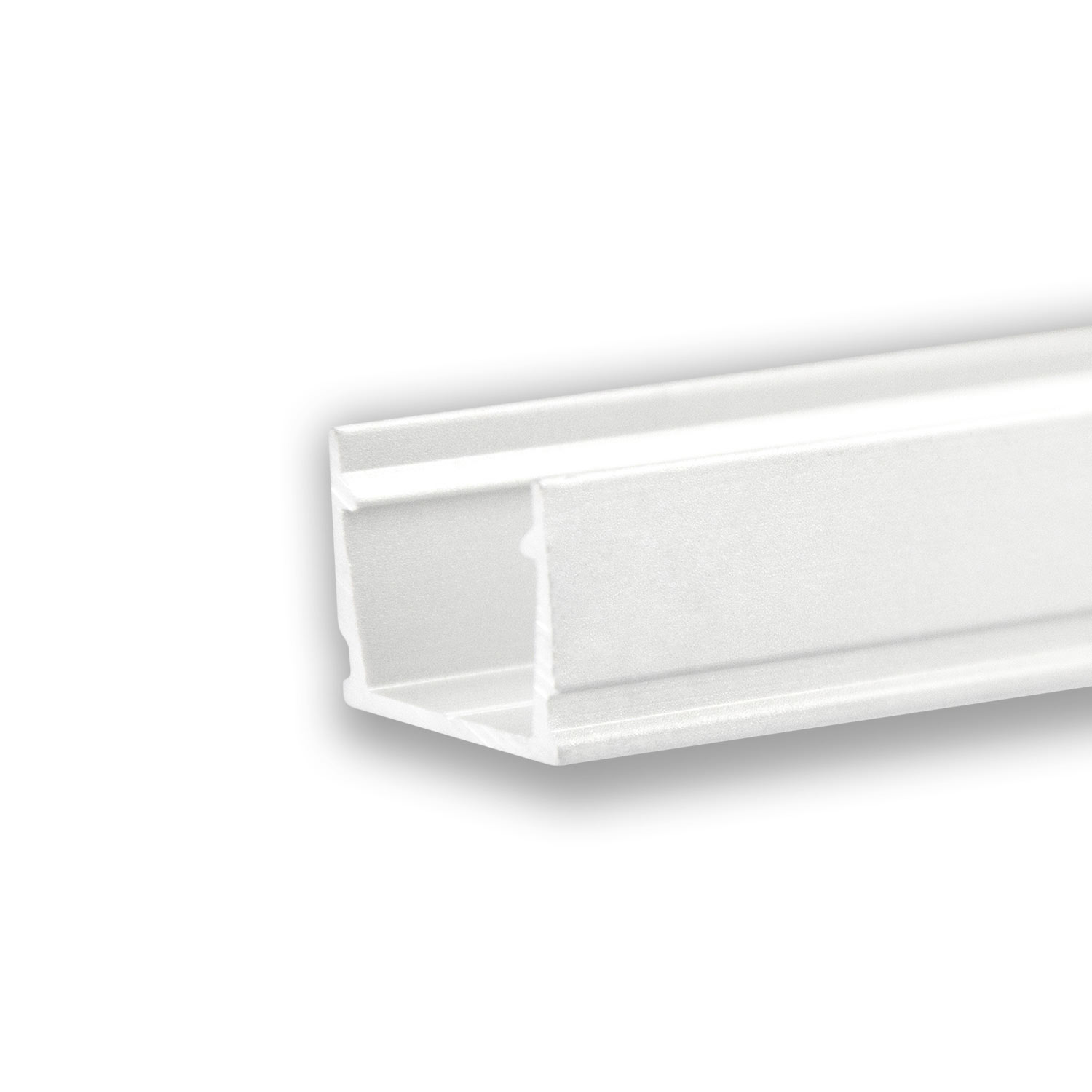 LED Aufbauprofil SURF10 Aluminium weiß RAL 9010, 200cm