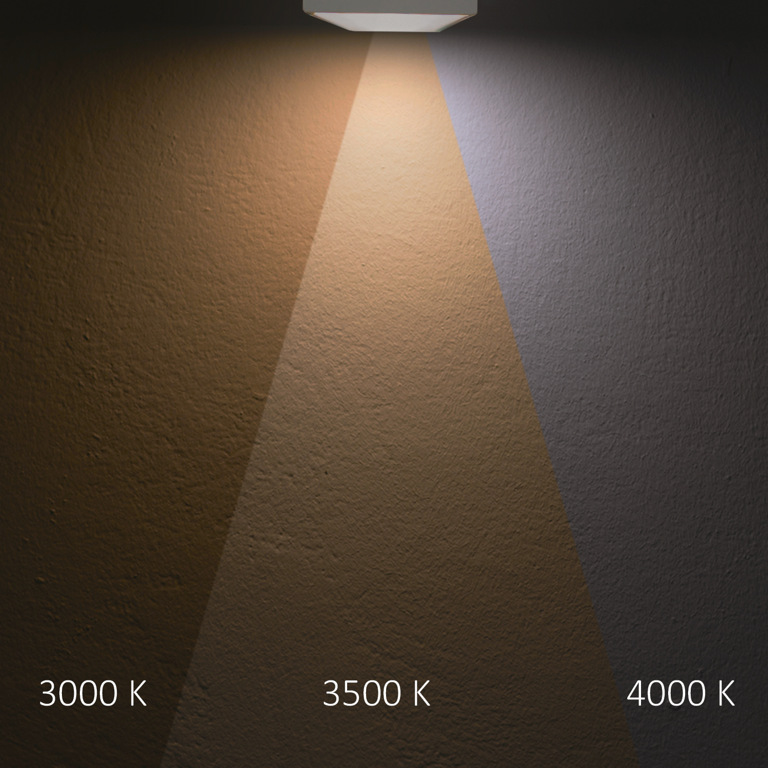 3-PH Linearleuchte prismatisch, 60cm, 32W, schwarz, 3000|3500|4000K, CRI90, dimmbar