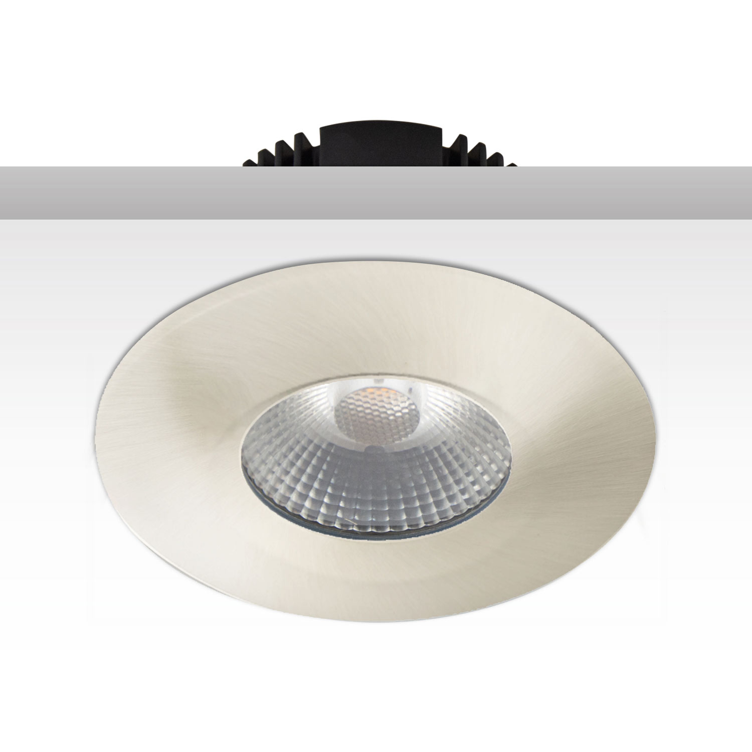 Cover Aluminium rund/Kante nickel gebürstet für Sys-68