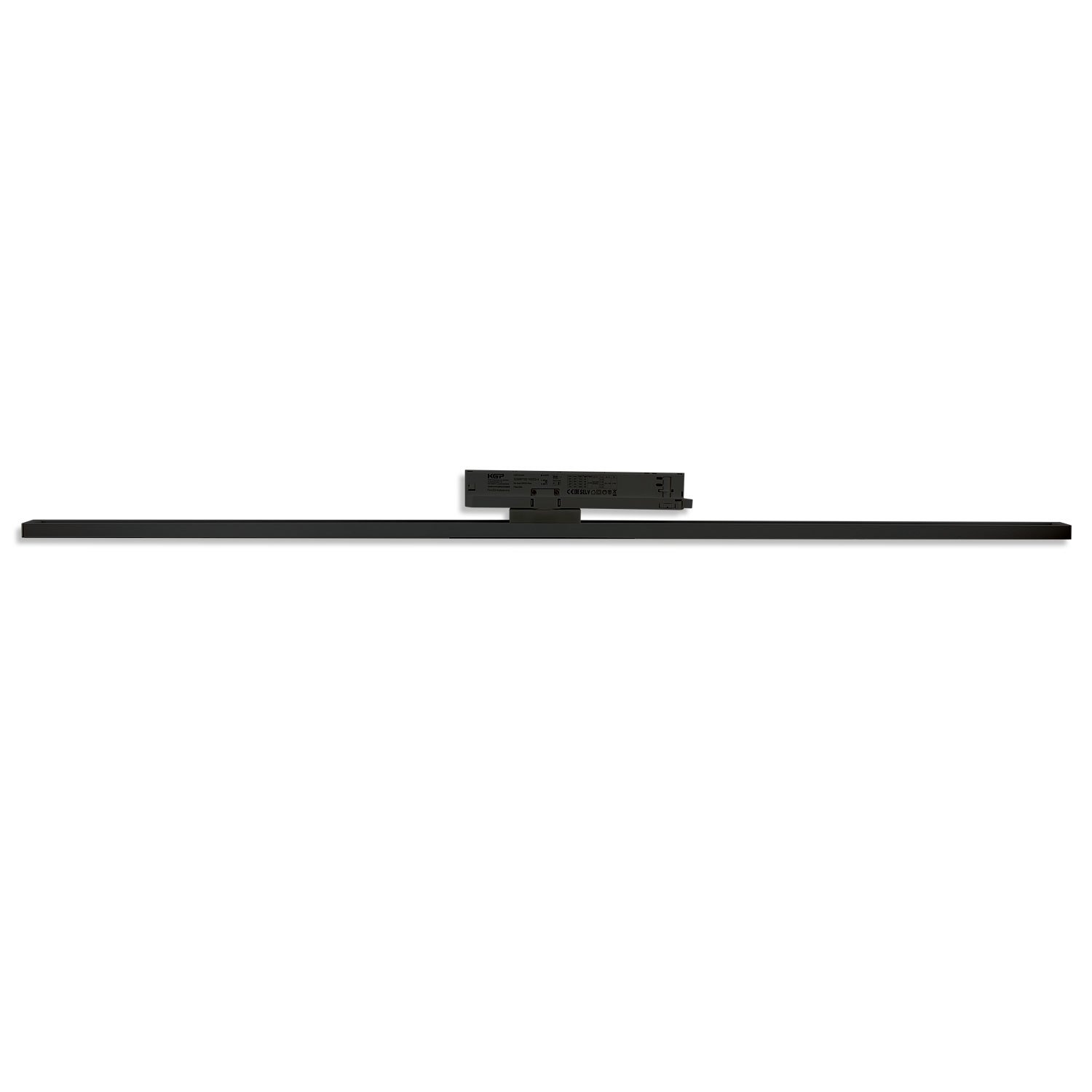 3-PH Linearleuchte prismatisch, 120cm, 42-56W, schwarz, 3000|3500|4000K, CRI90