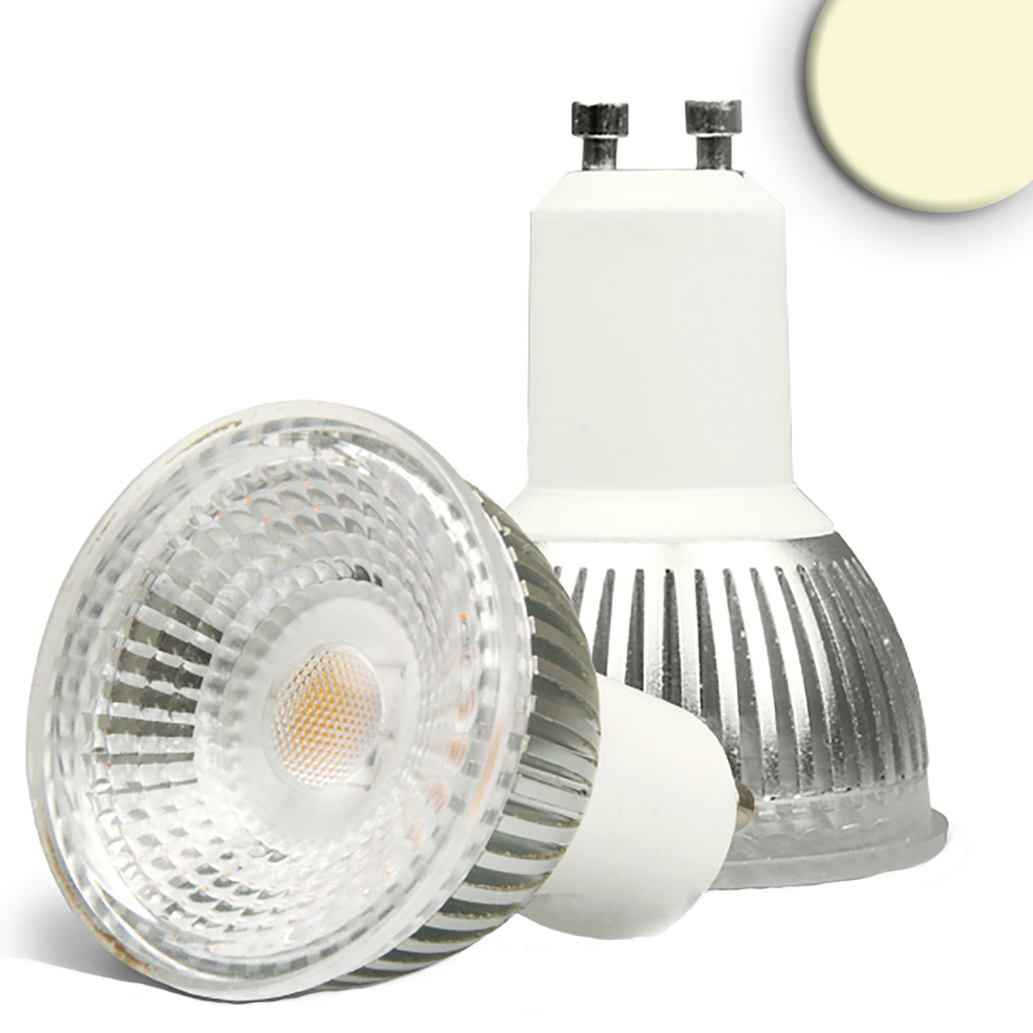 GU10 LED Strahler 6W GLAS-COB, 70°, warmwhite, dimmbar