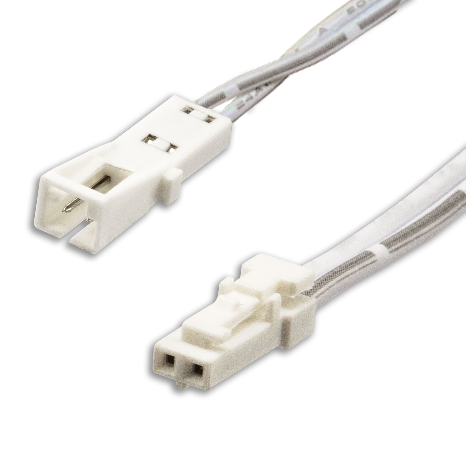 MiniAMP Polaritätswechsler male-female, 60mm, 2-polig, weiß, max. 3A