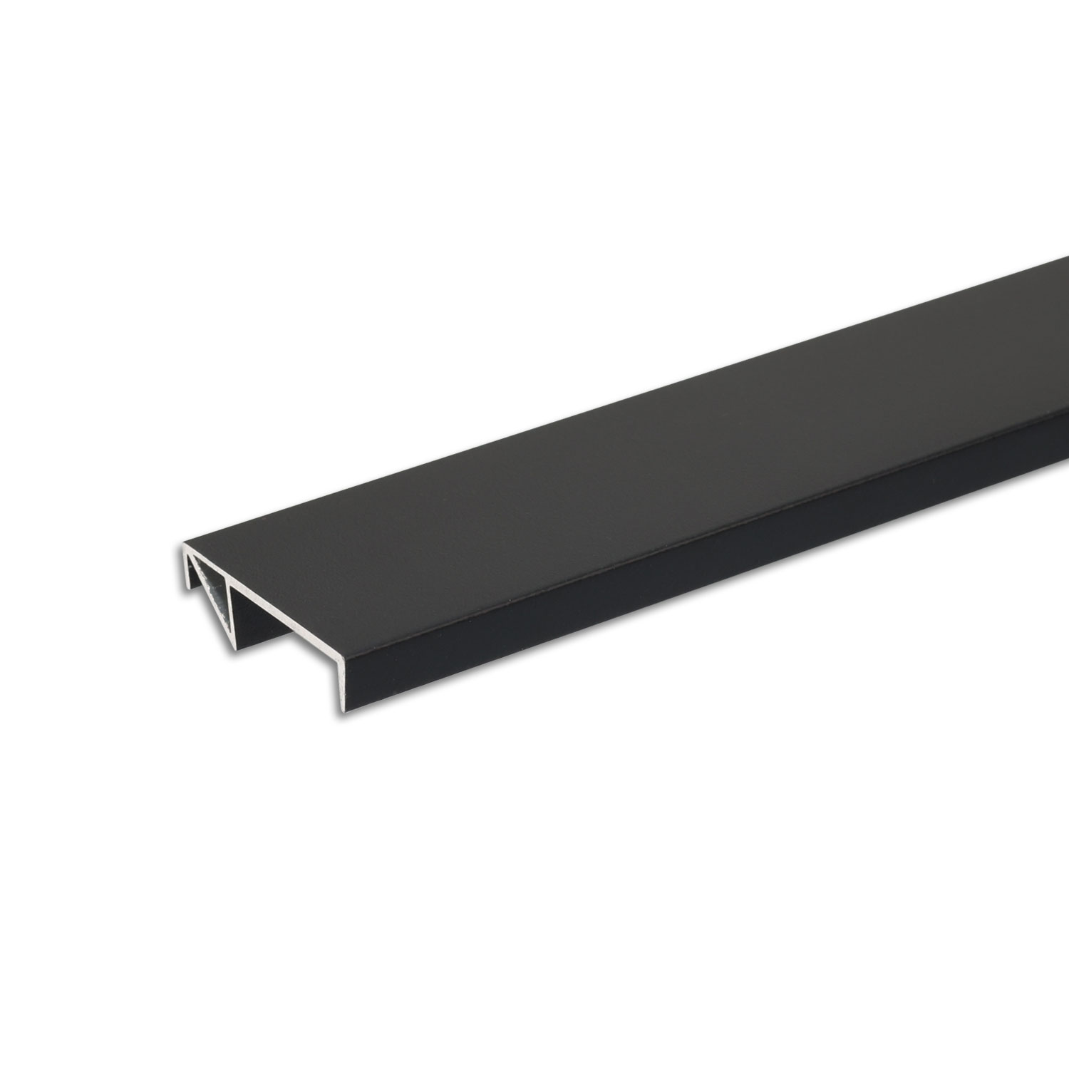 LED Regalkantenprofil FURNIT10 SHELF, 19mm, Aluminium, schwarz, RAL9005