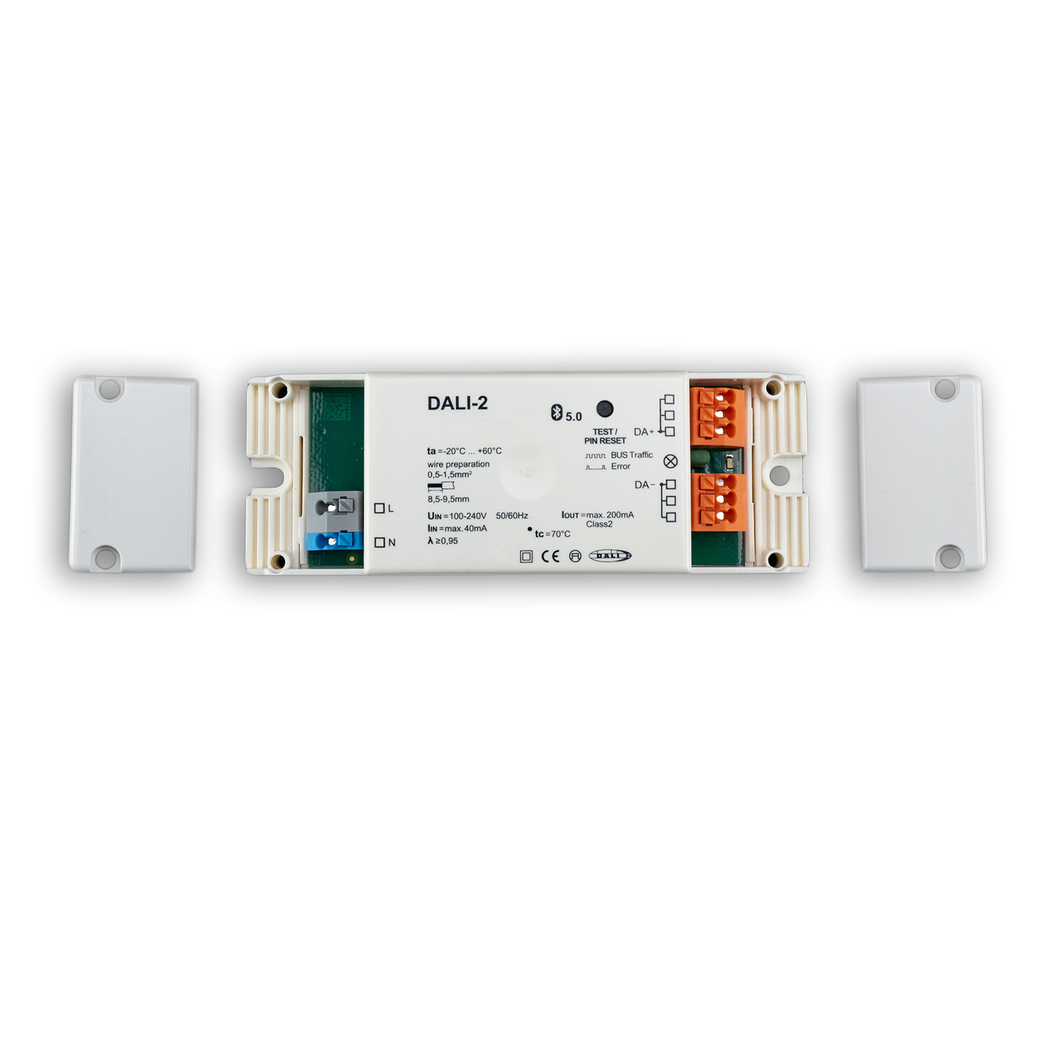 DALI-2 Interface Bluetooth 5.0 Master-Controller inkl. App + 250mA DALI PS, 100-240V AC