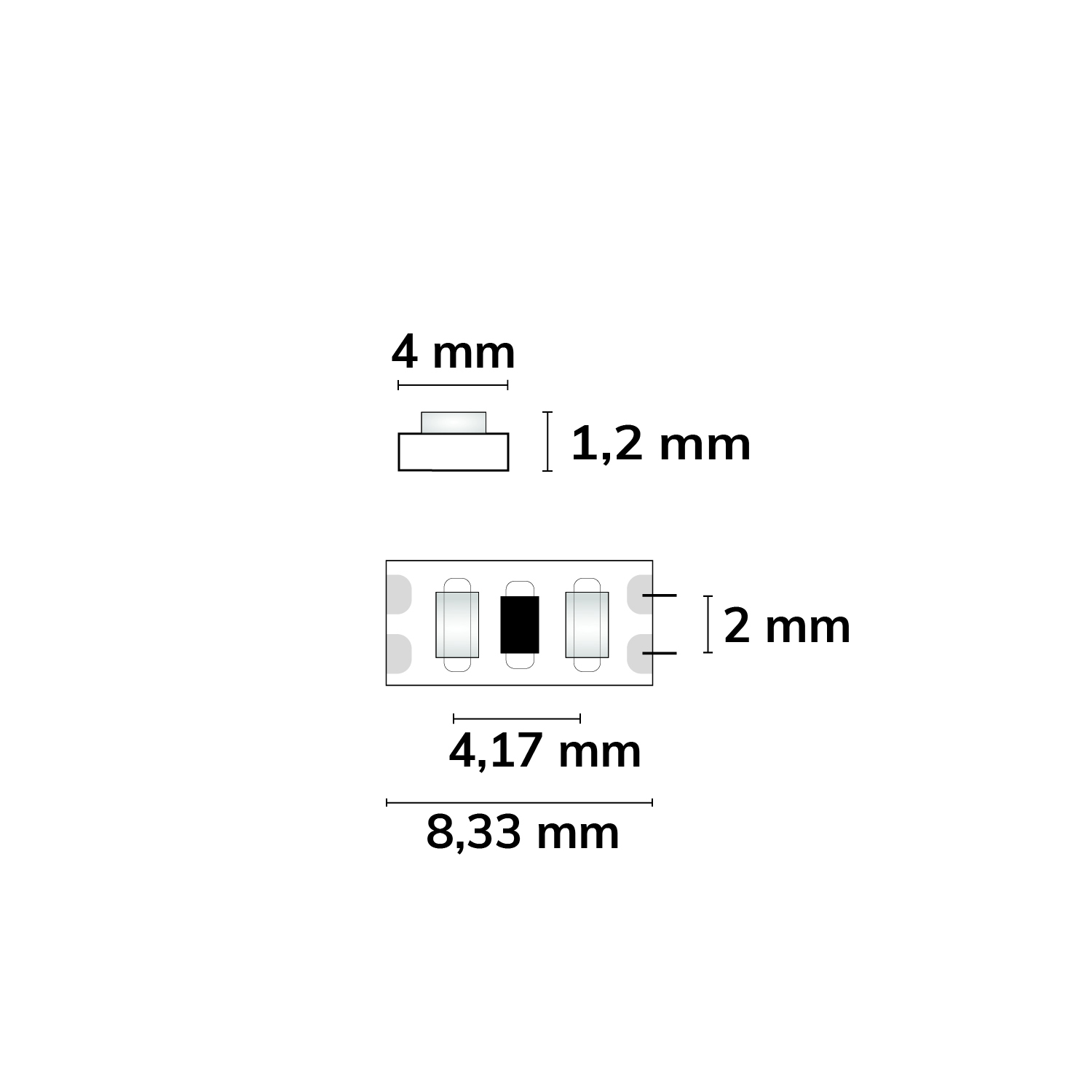 LED CRI927 MICRO Linear Flexband, 24V DC, 10W, IP20, 2700K, 5m Rolle, 240 LED/m