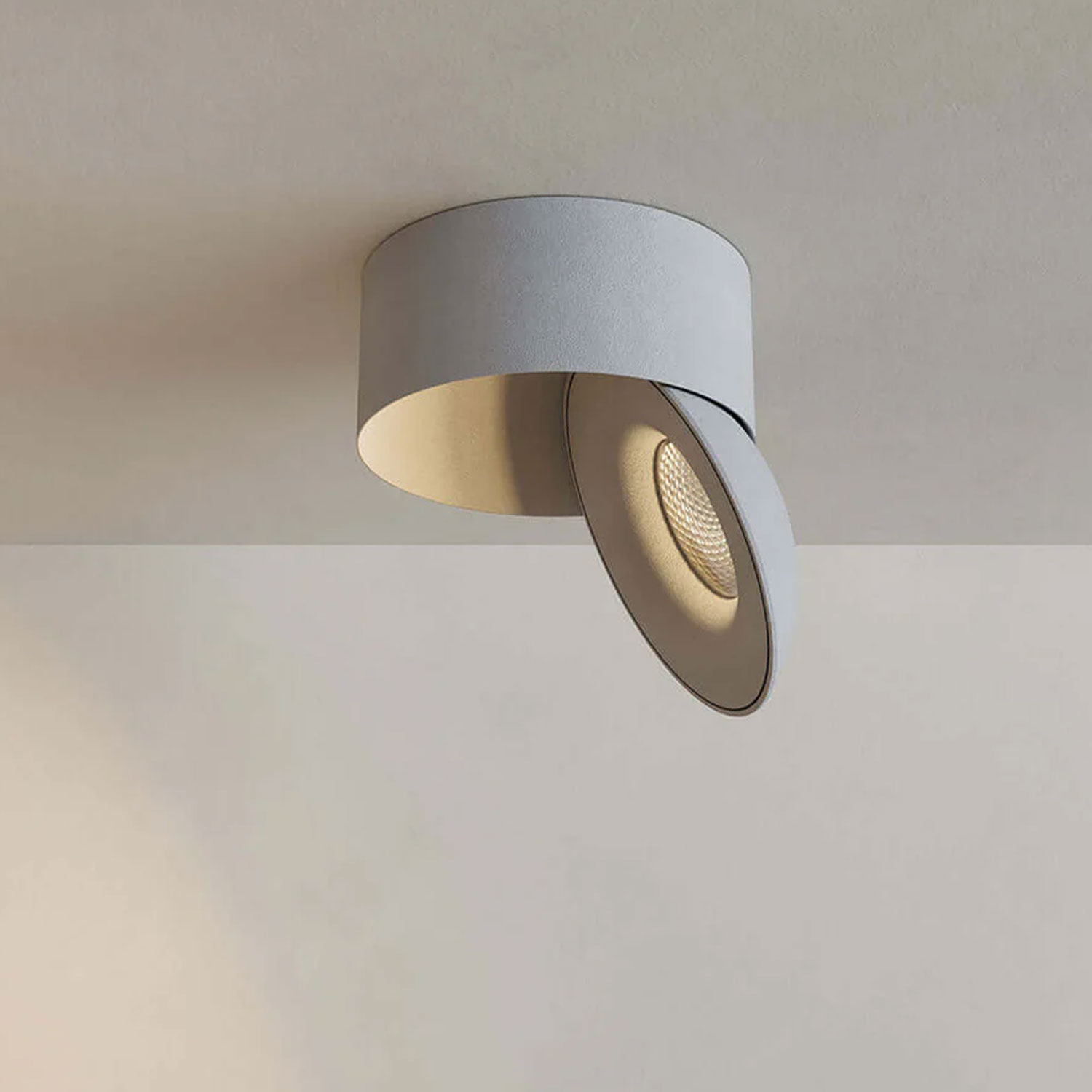LED Aufbauleuchte Sphere weiß/weiß, 2700K, 10W, CRI90, dimmbar