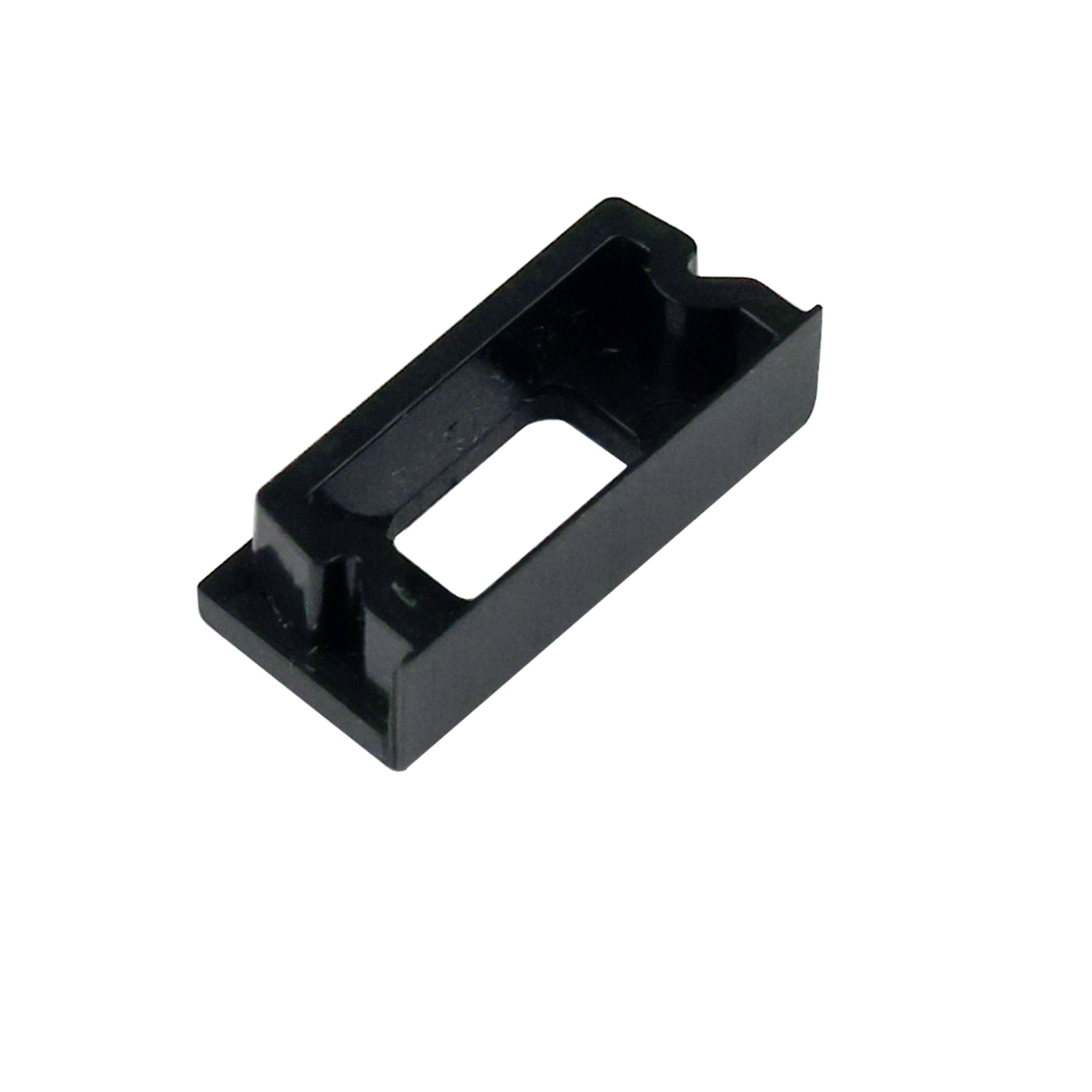 Endkappe EC76B schwarz für Profil PURE14 S mit Kabeldurchführung, 1 STK