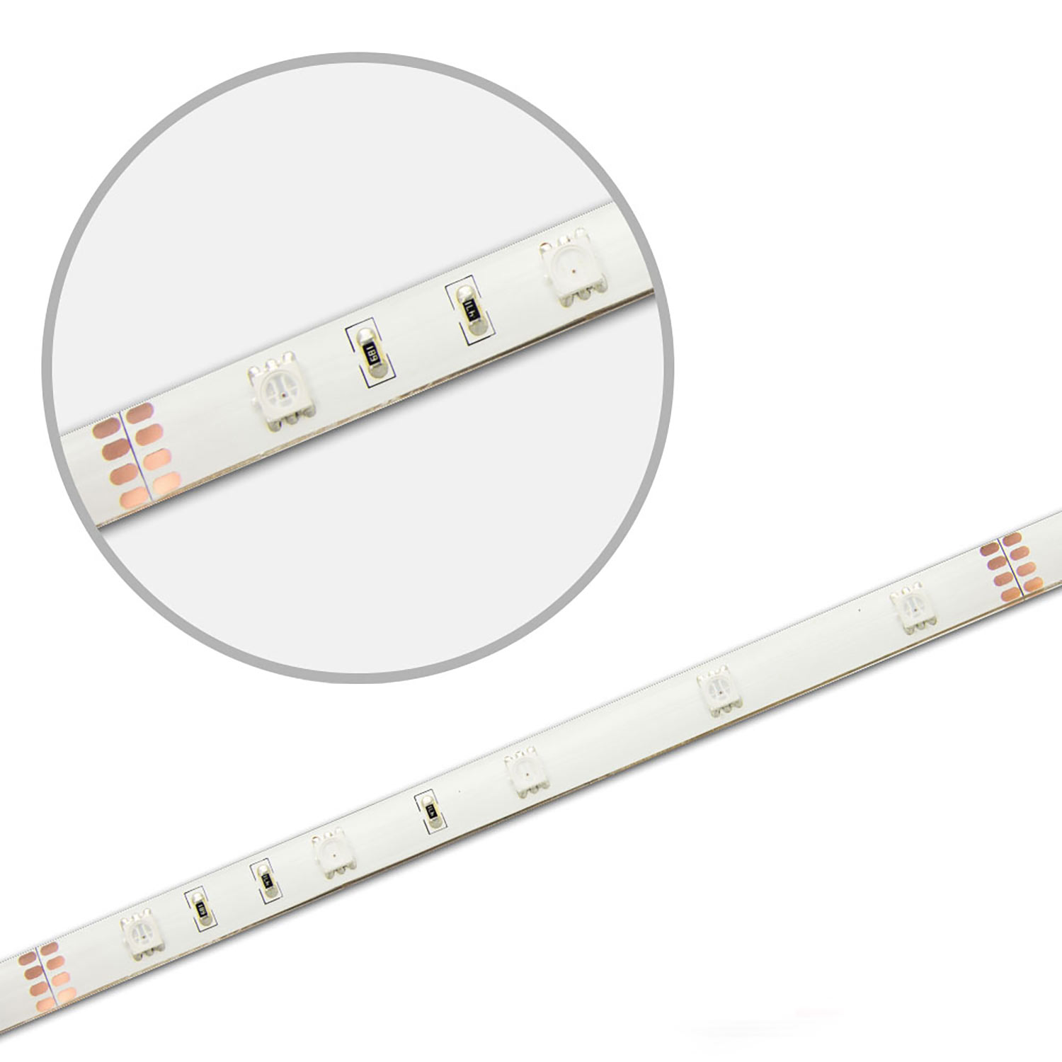 LED AQUA-RGB Flexband, 24V DC, 7,2W, IP68, 5m Rolle, 30 LED/m