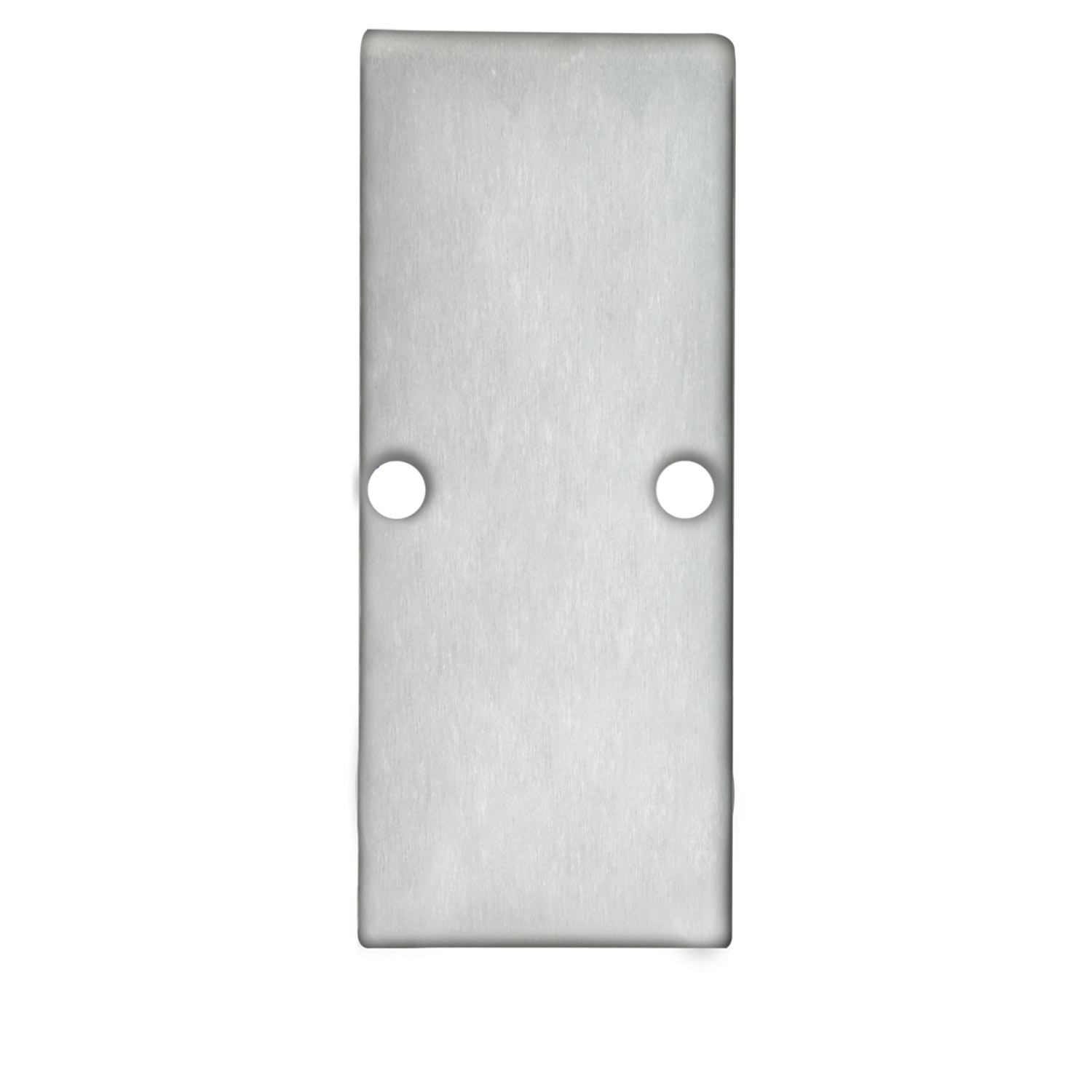 Endkappe EC90 Aluminium eloxiert für Profil HIDE DOUBLE inkl. Schrauben
