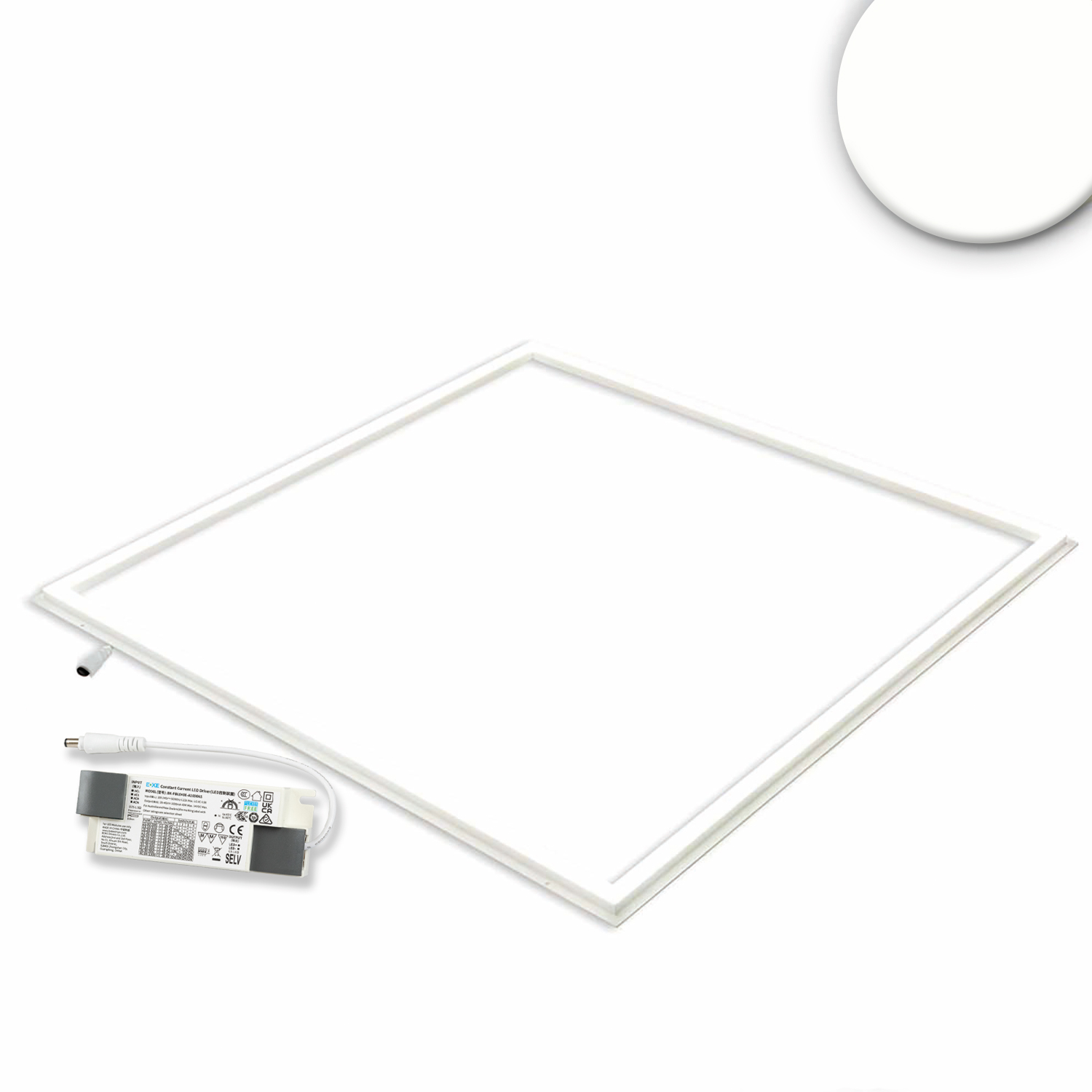 LED Panel Frame 600, 40W, neutralweiß, PowerSwitch 21-40W