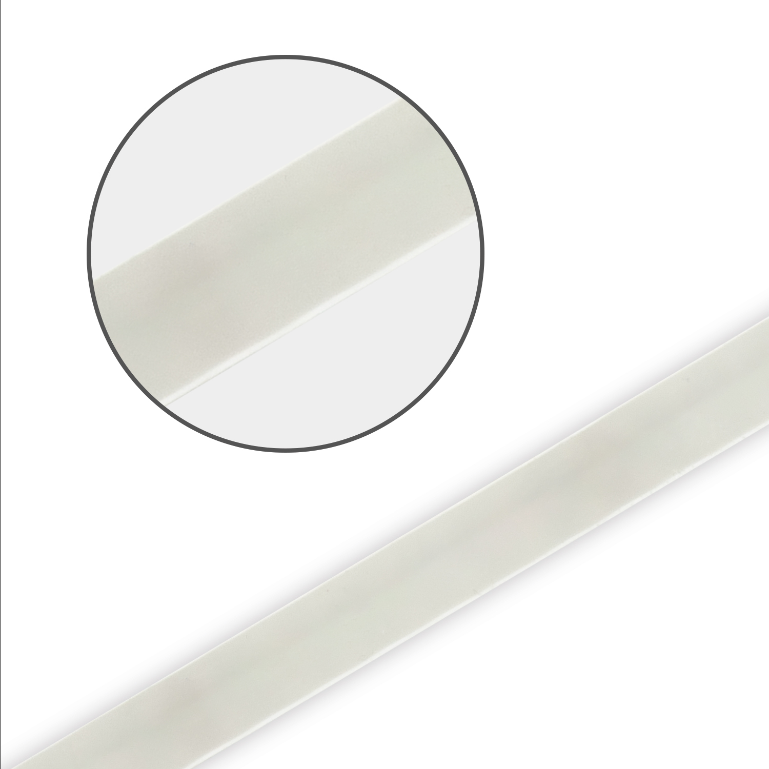 LED NEON RGB Flexband B13H13, 24V DC, 12W, IP67, 5m Rolle, 140 LED/m, inkl. Montageclips