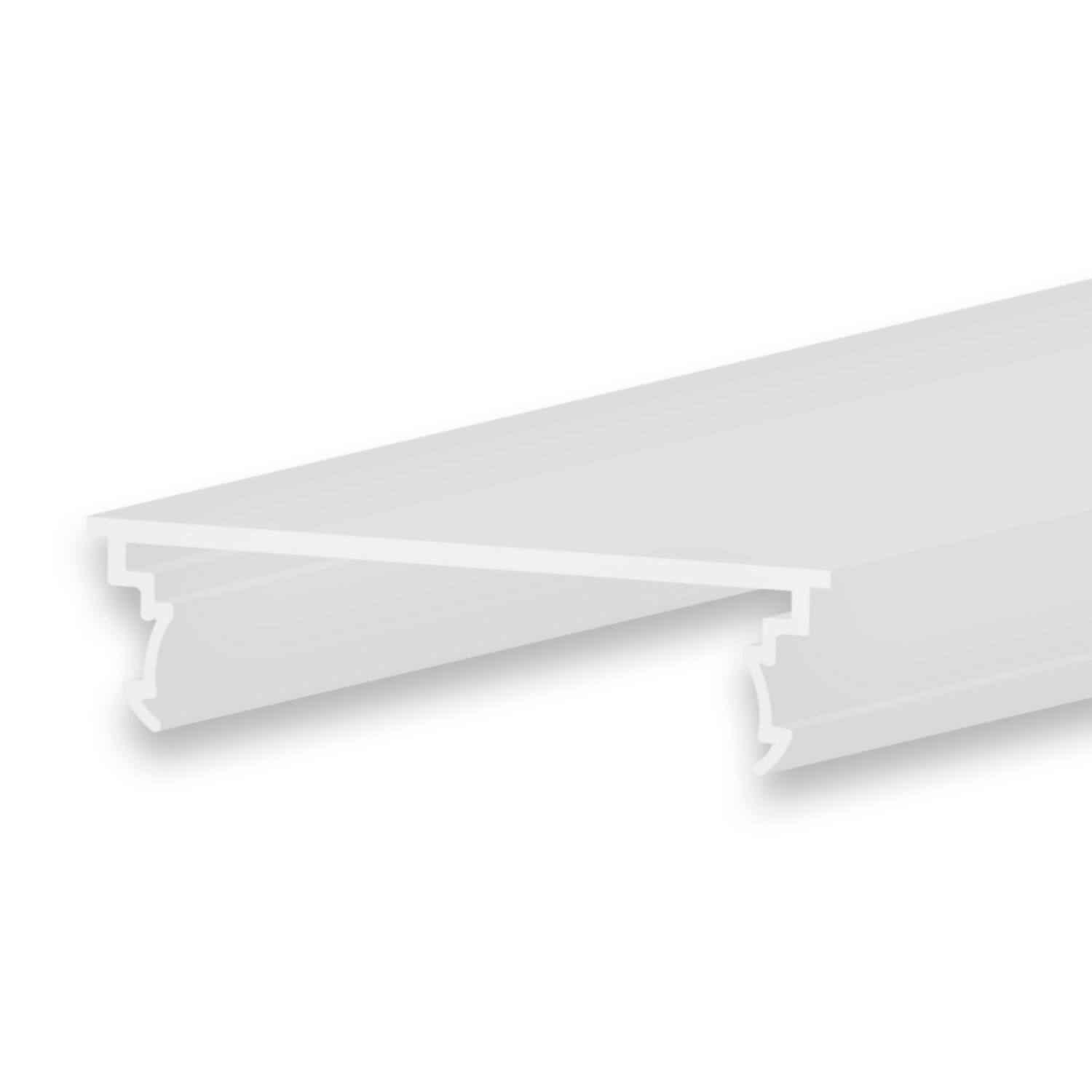 Abdeckung COVER62 opal+ für Profil LAMP40, 200cm