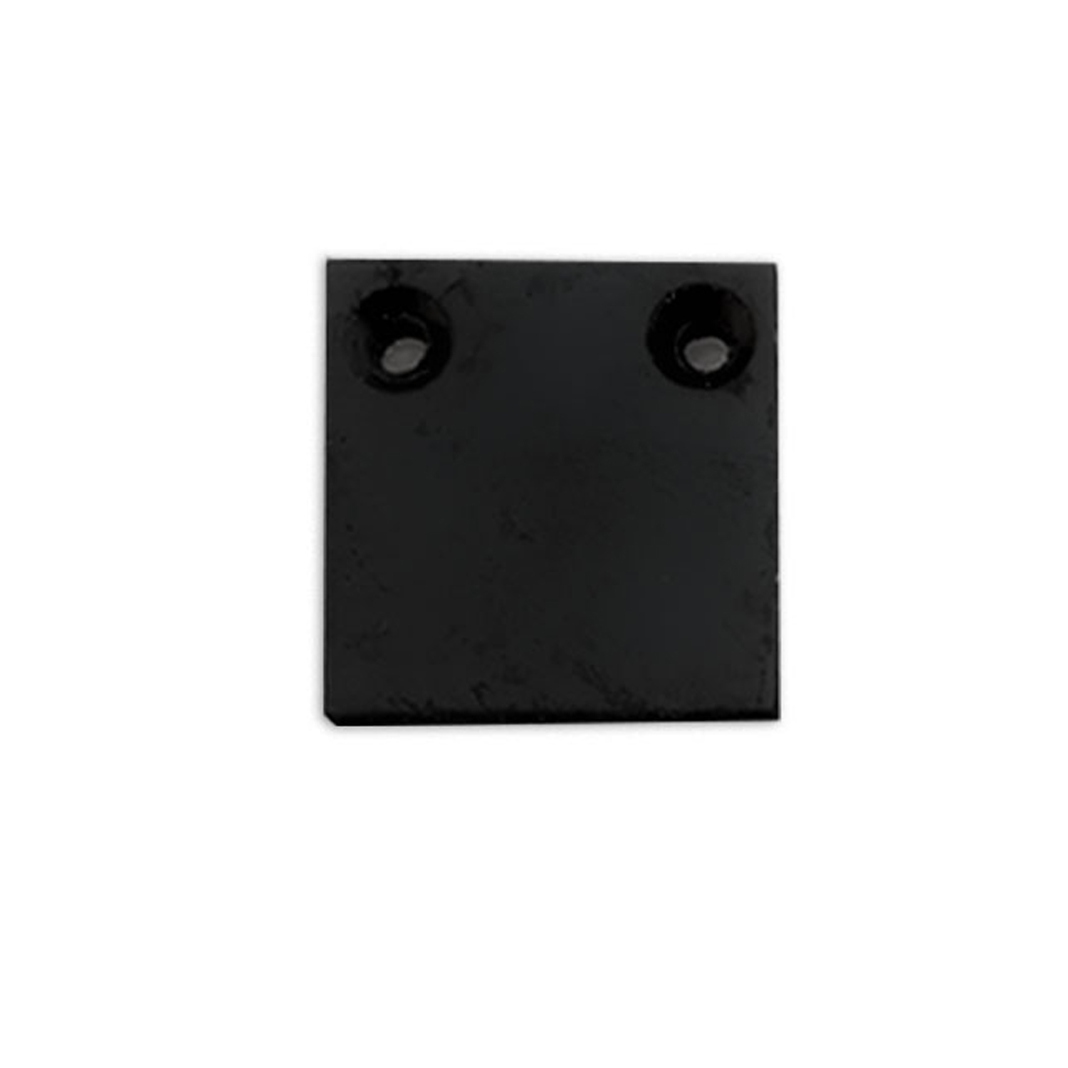 Endkappe Alu EC132 für Curtain10 ONE FLAT, 2 Stück, schwarz