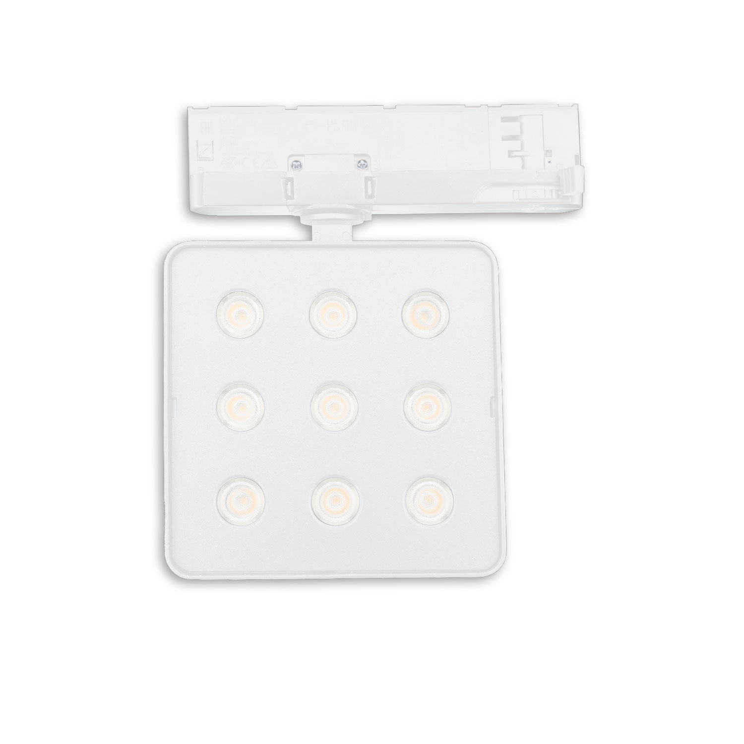 3-Phasen Schienenstrahler MATRIX, 20W, 40°, weiß, 4000K, UGR