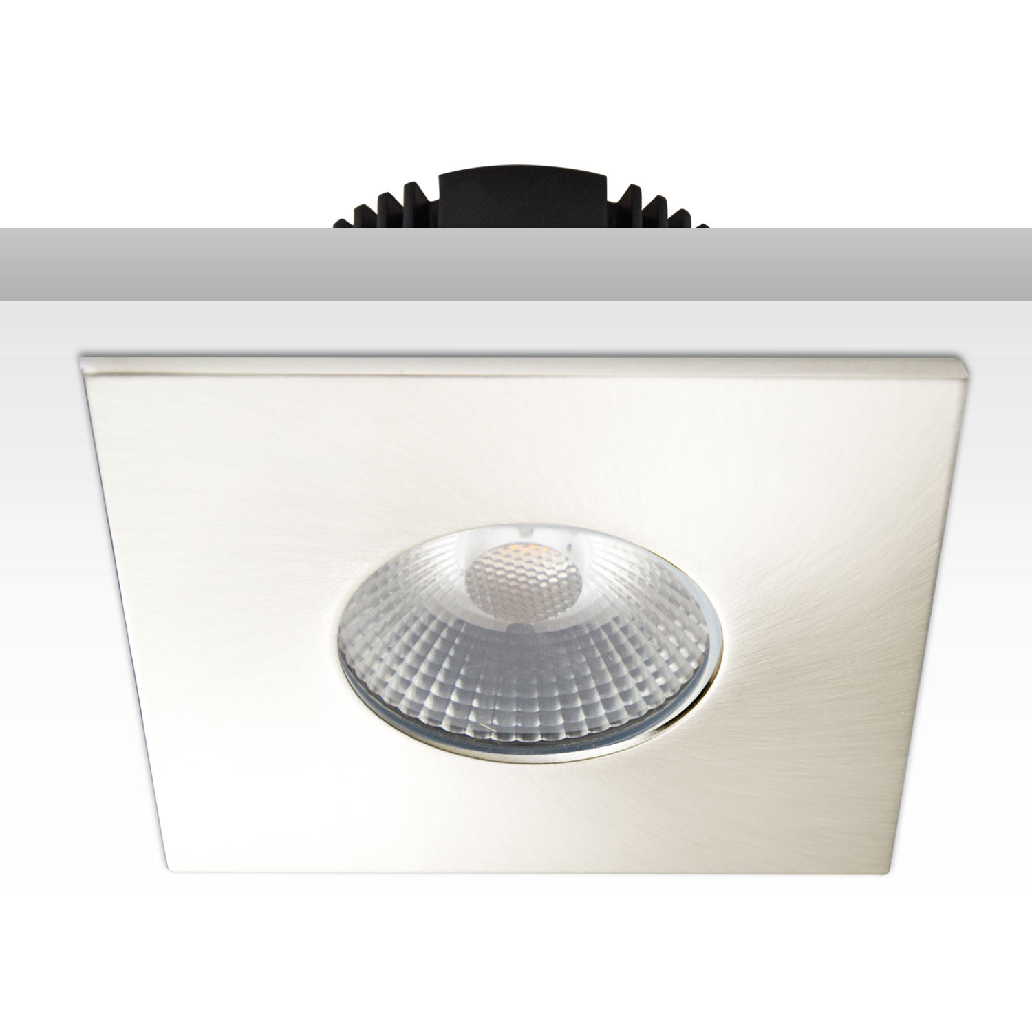 Cover Aluminium eckig nickel gebürstet für Sys-68