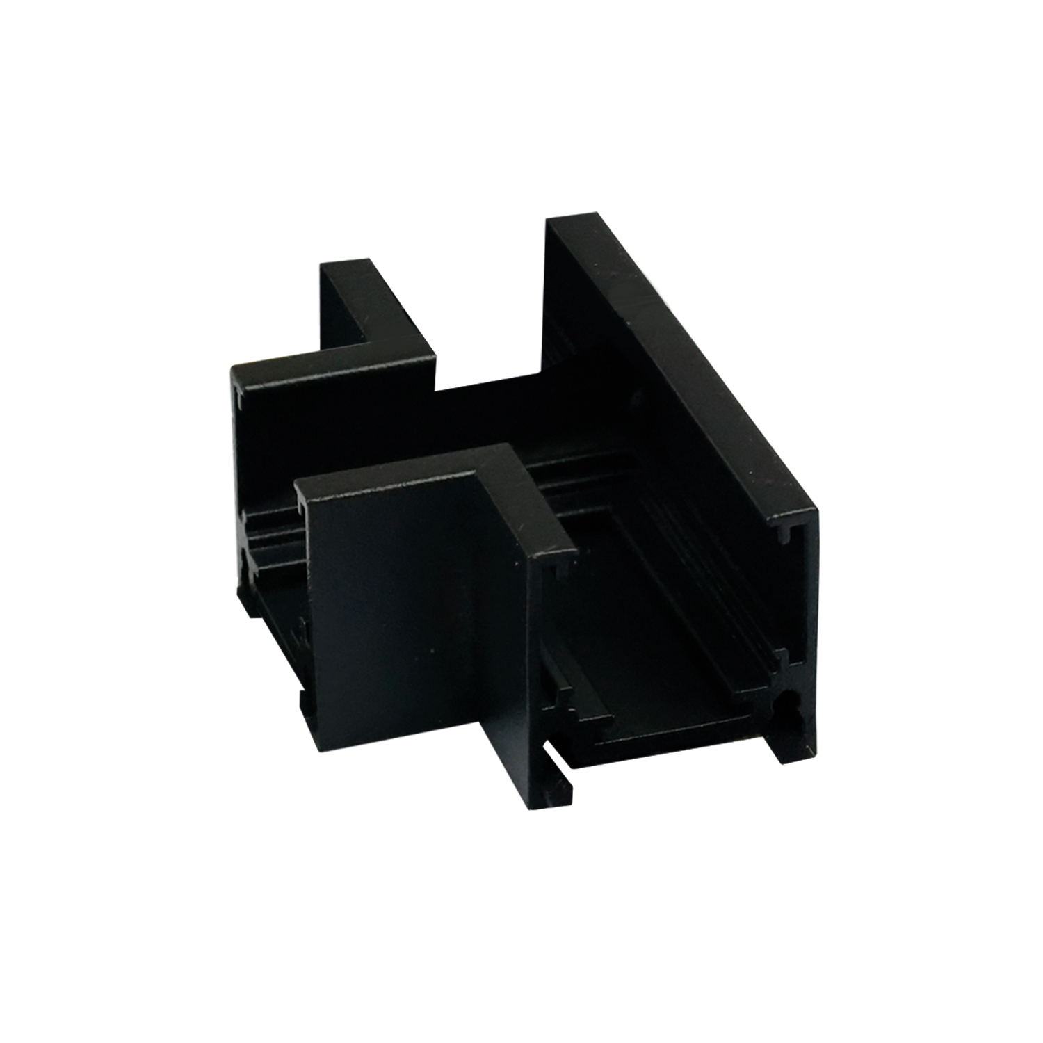 Track48 T-Schiene horizontal für Aufbauschiene flat, schwarz, nicht stromführend