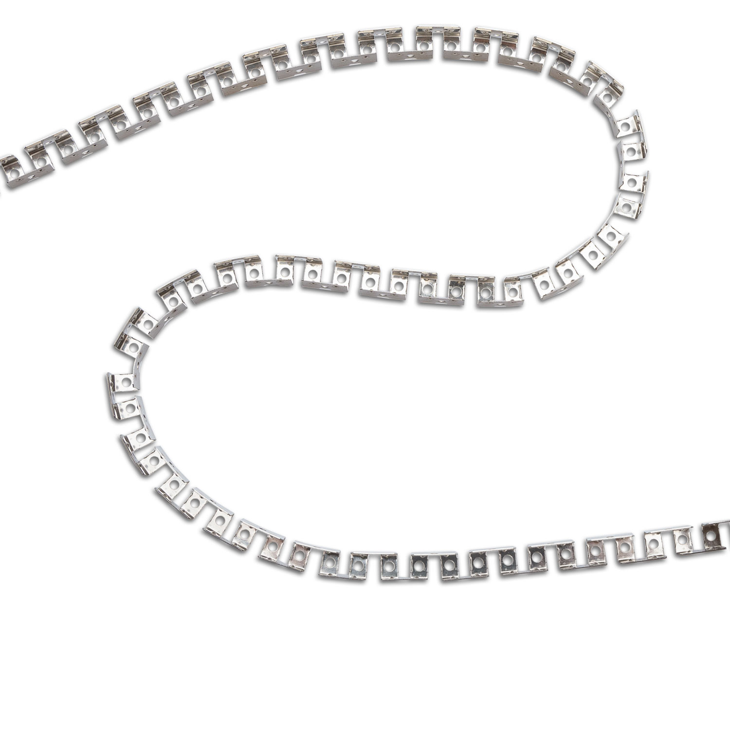 LED Aufbauprofil eloxiert, gezahnt und flexibel für NEON Flexband B08H12, 100 cm
