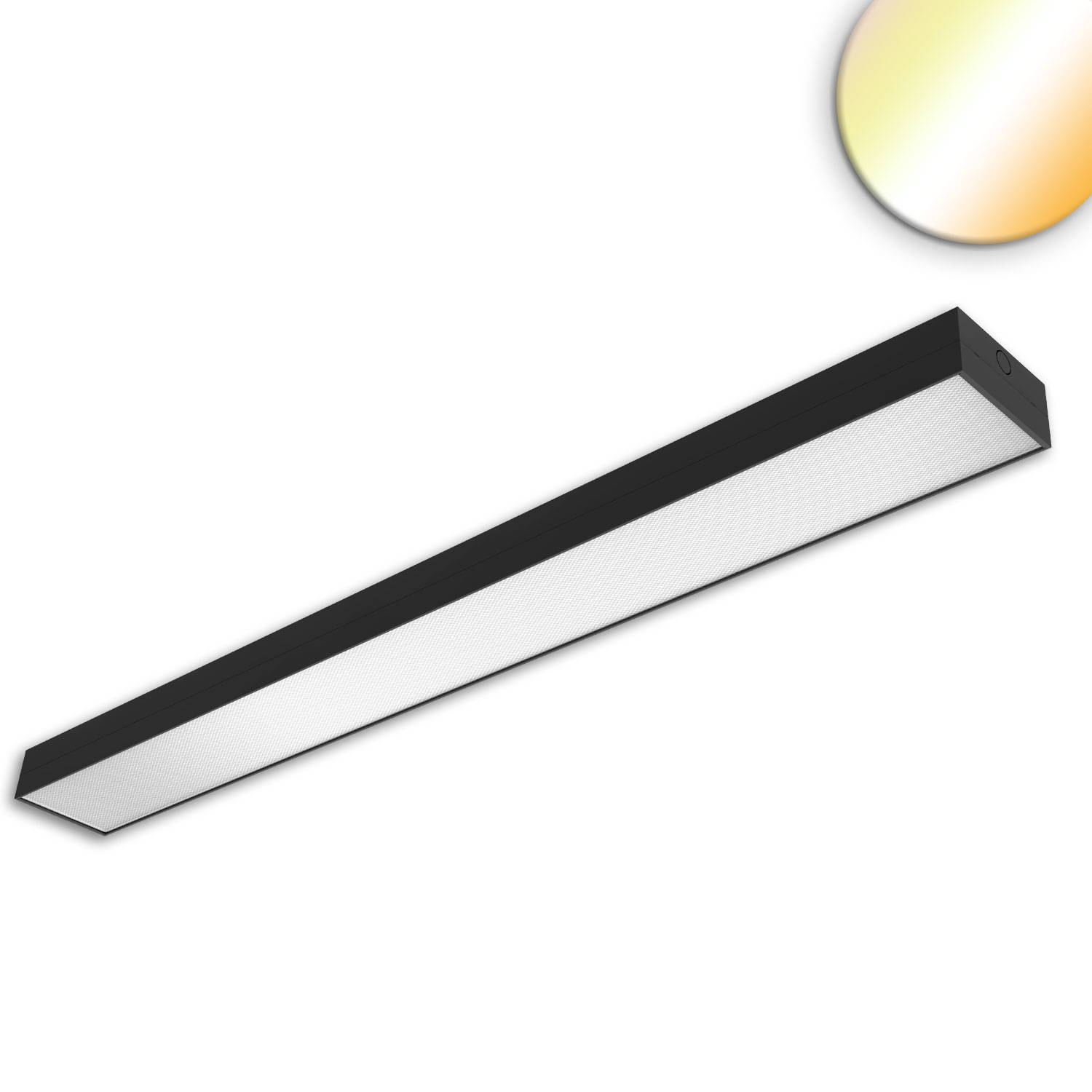 LED Langfeldleuchte, 120x12cm, schwarz, 25|30|35|40W, UGR